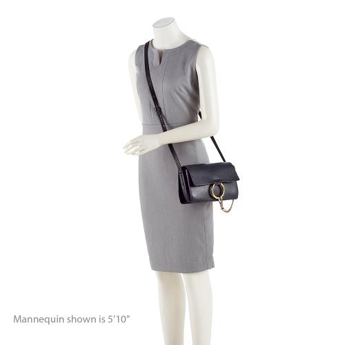 Chloe Calfskin Suede Faye Small Shoulder Bag (SHF-lEvcU8)