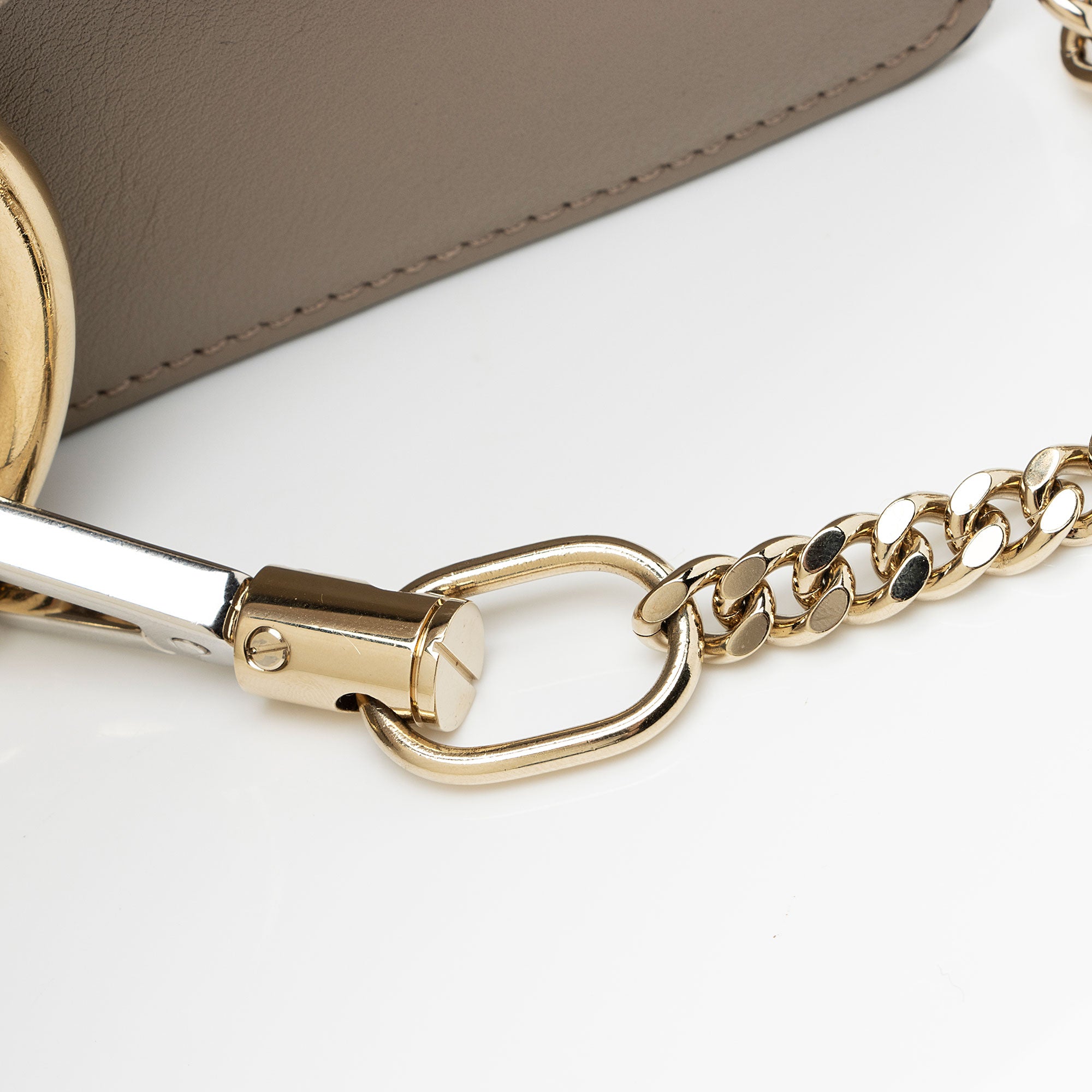 Chloe Calfskin Suede Faye Small Shoulder Bag (SHF-dEiGcv)