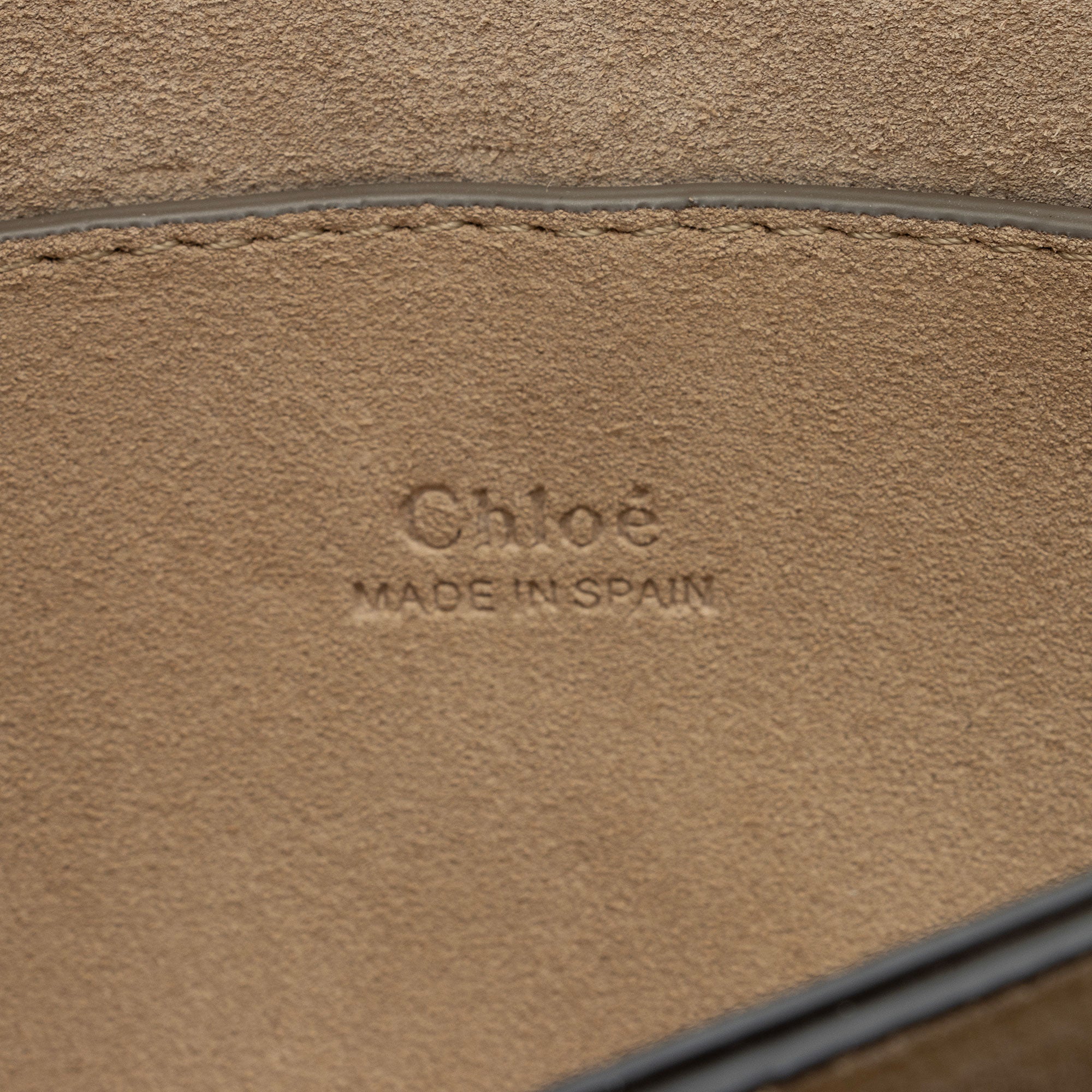 Chloe Calfskin Suede Faye Small Shoulder Bag (SHF-dEiGcv)