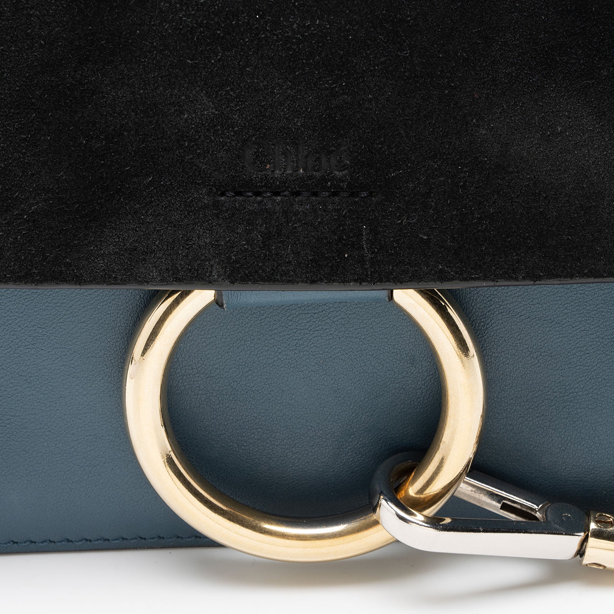 Chloe Calfskin Suede Faye Small Shoulder Bag