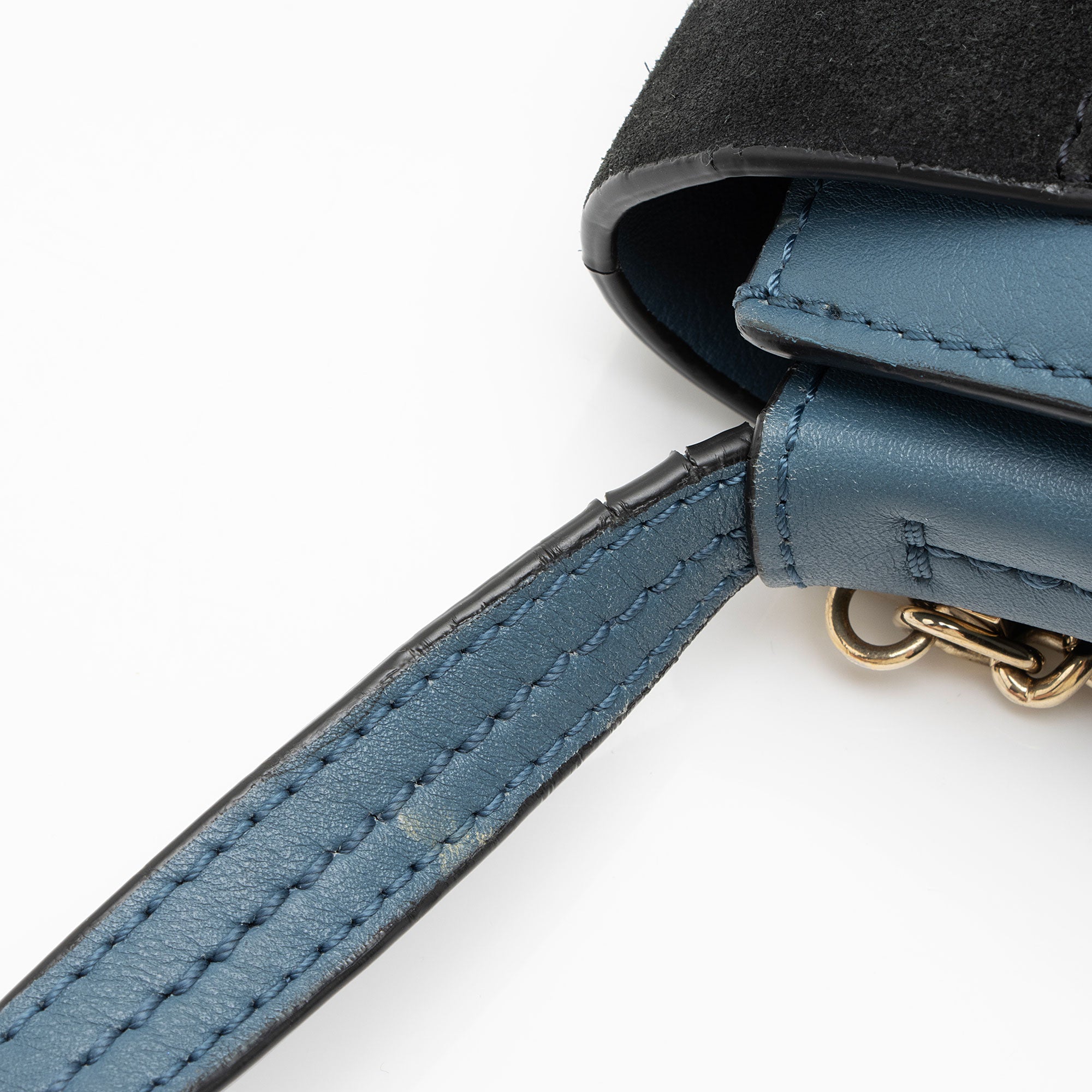 Chloe Calfskin Suede Faye Small Shoulder Bag
