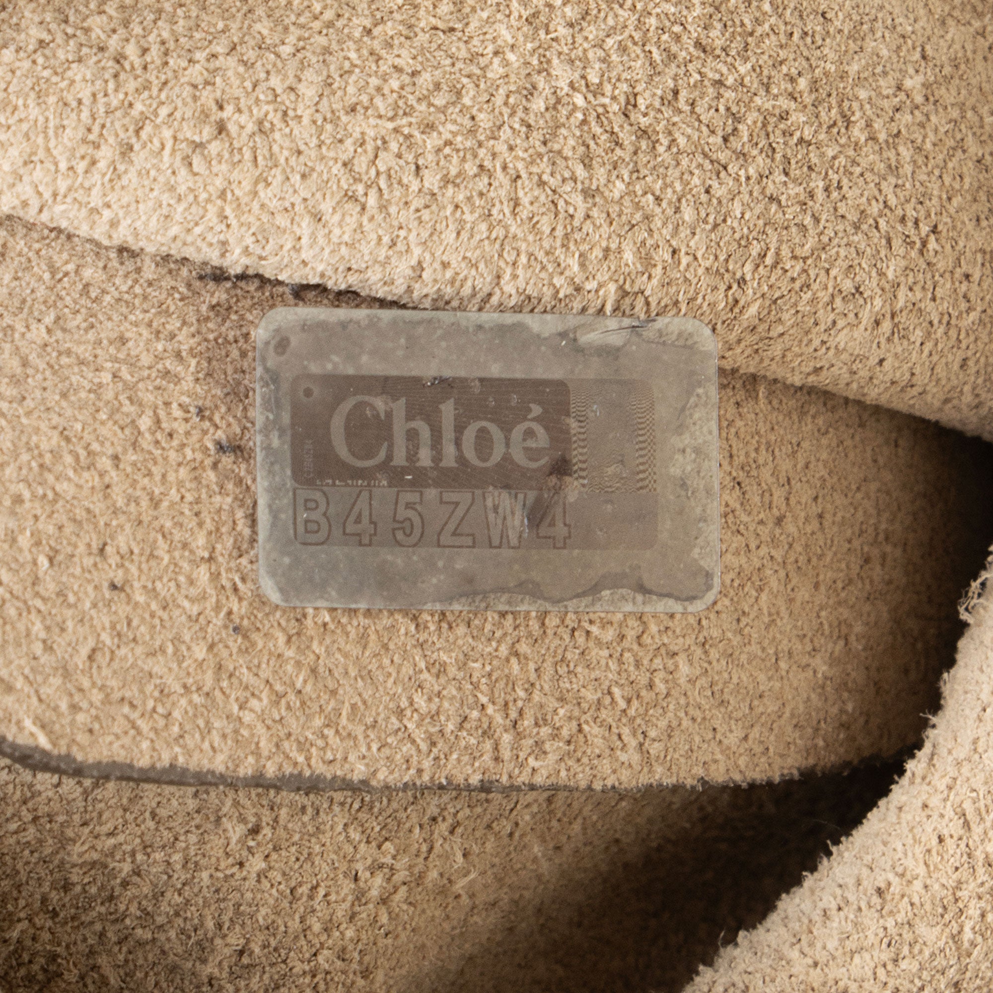 Chloe Calfskin Suede Faye Small Shoulder Bag