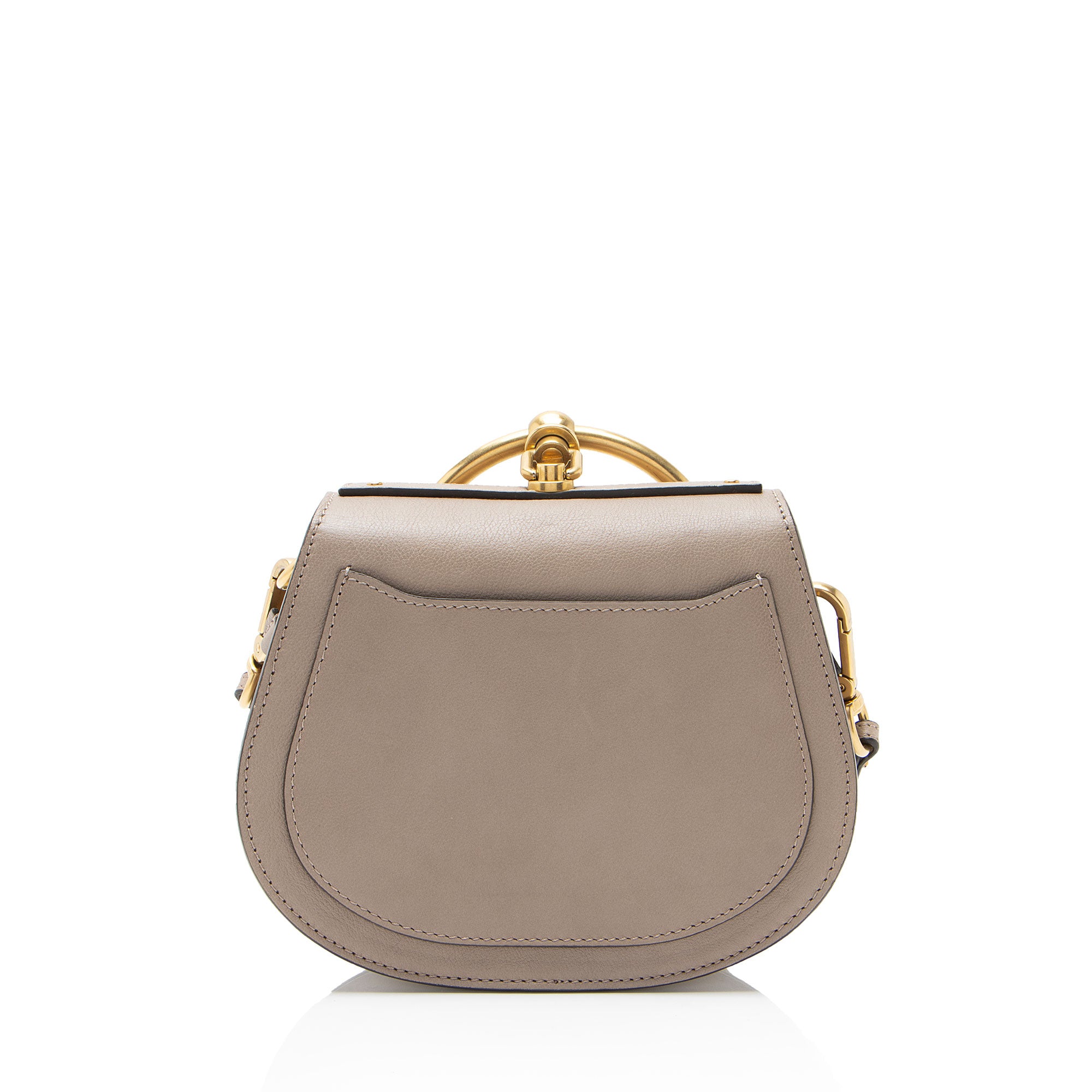 Chloe Calfskin Suede Nile Small Bracelet Bag