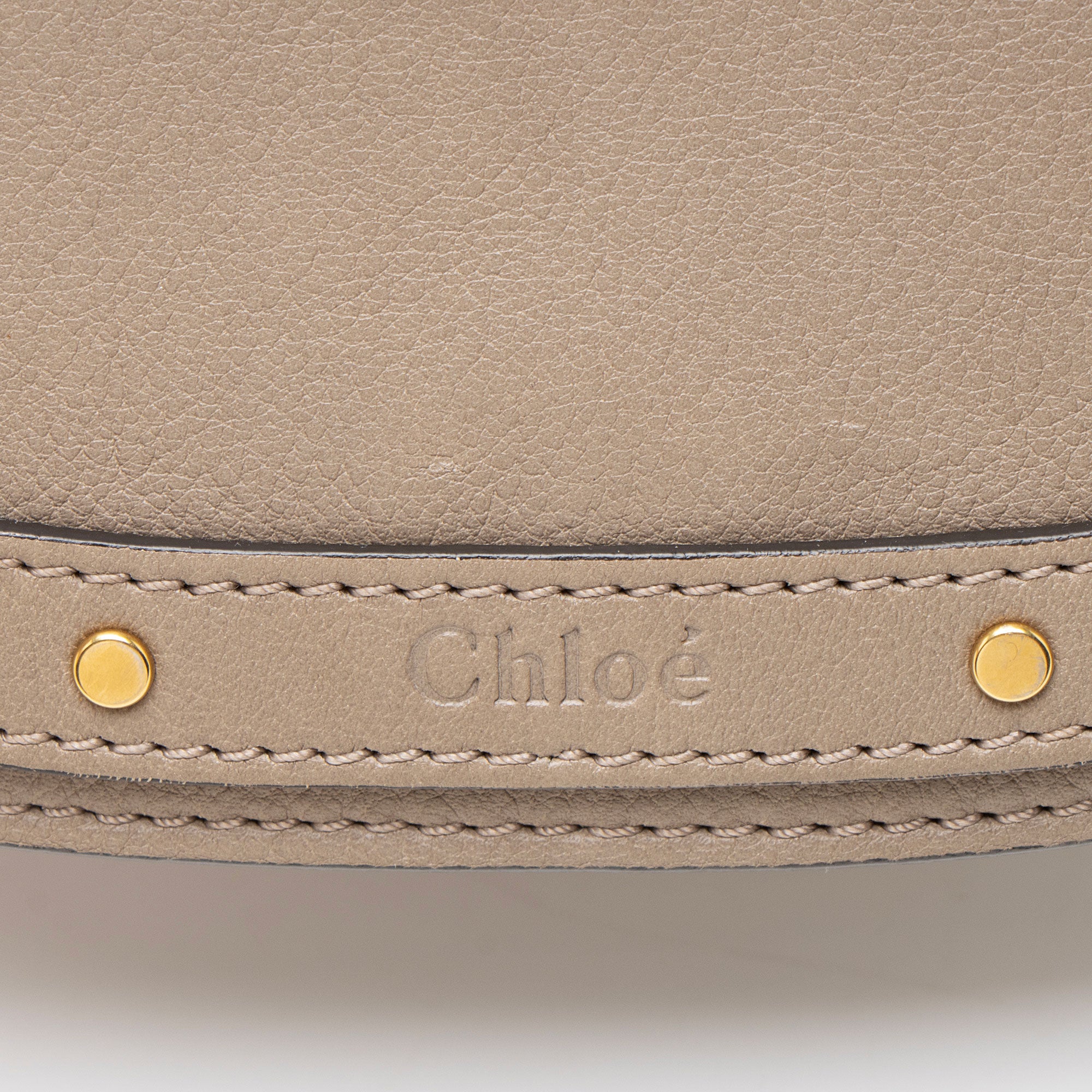 Chloe Calfskin Suede Nile Small Bracelet Bag