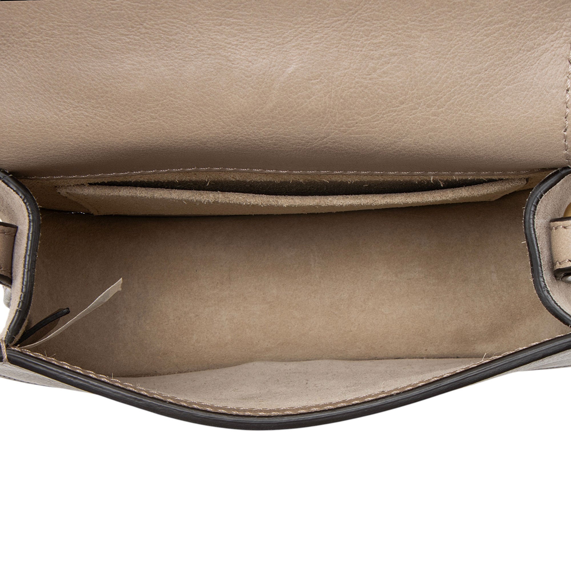 Chloe Calfskin Suede Nile Small Bracelet Bag
