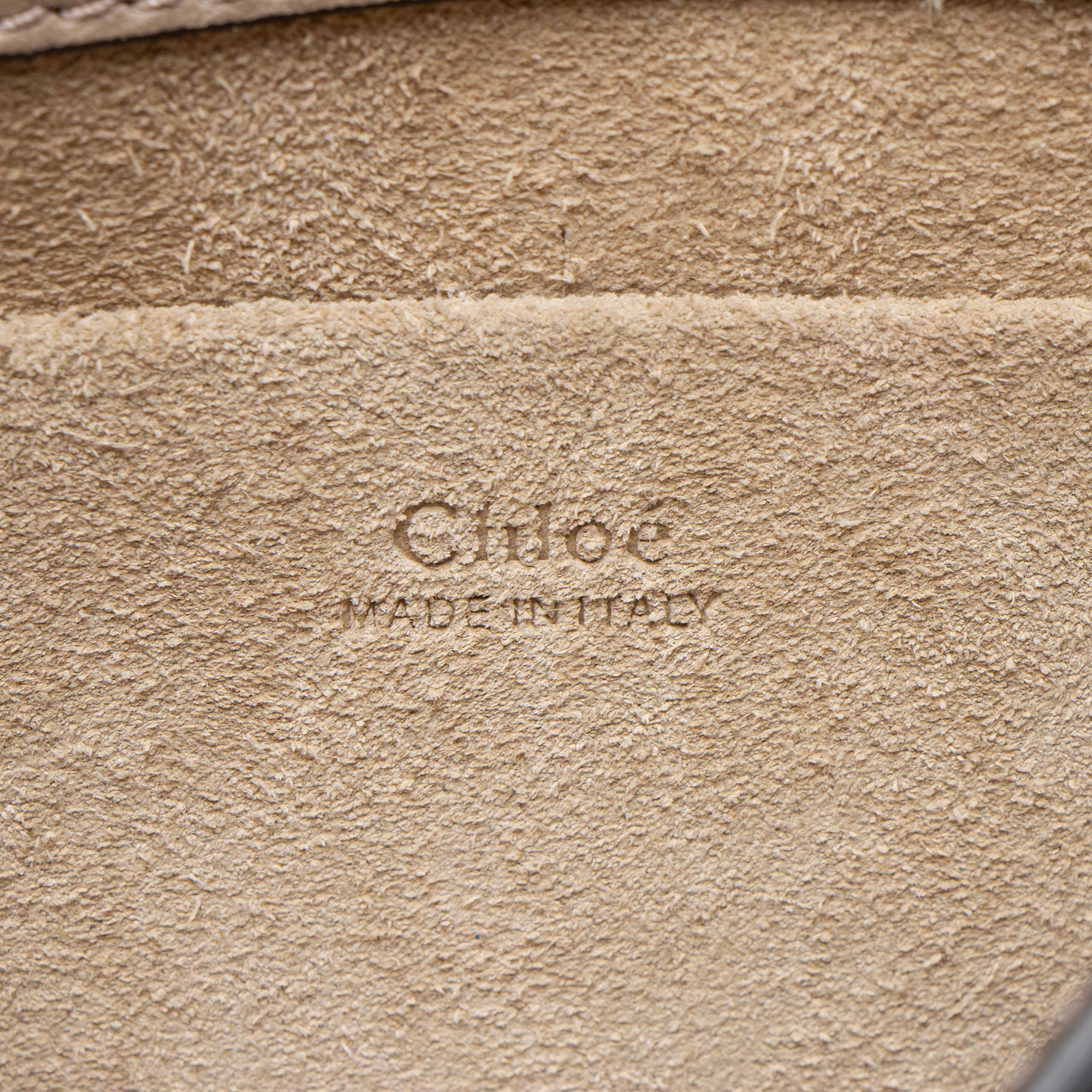 Chloe Calfskin Suede Nile Small Bracelet Bag