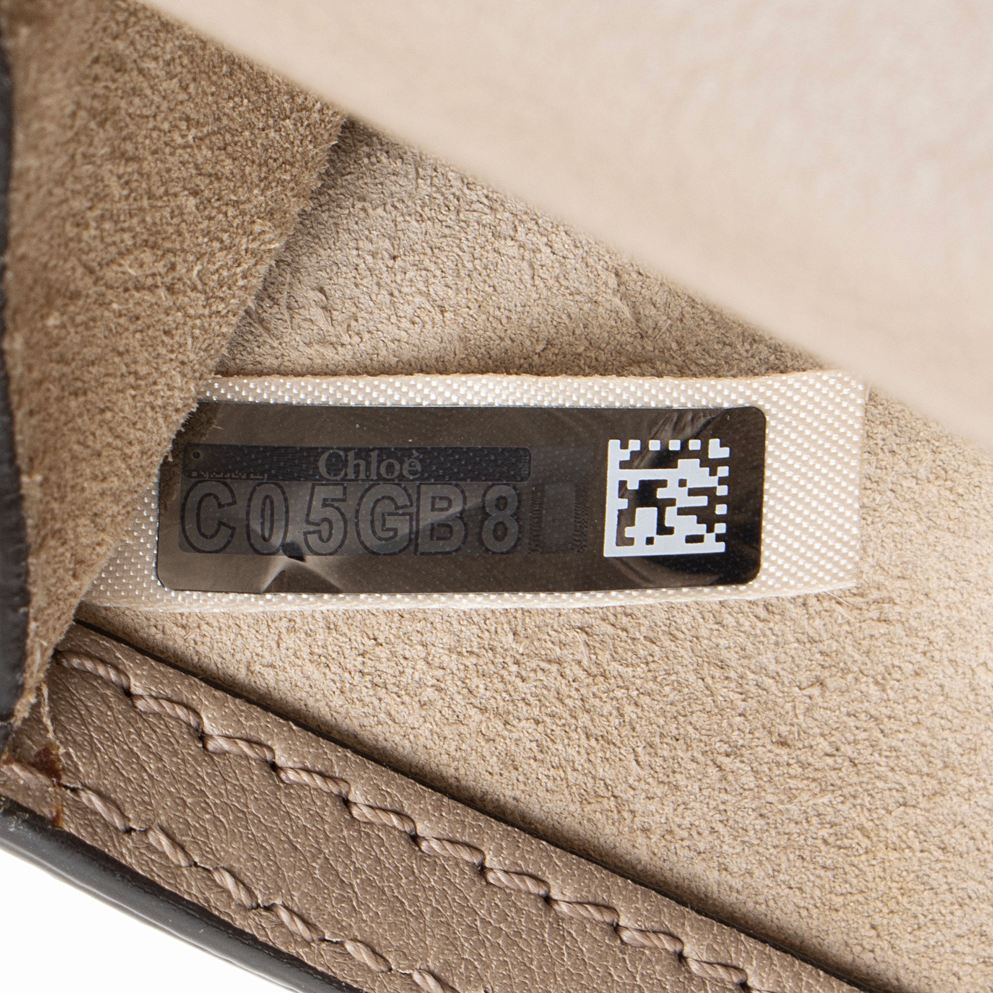Chloe Calfskin Suede Nile Small Bracelet Bag