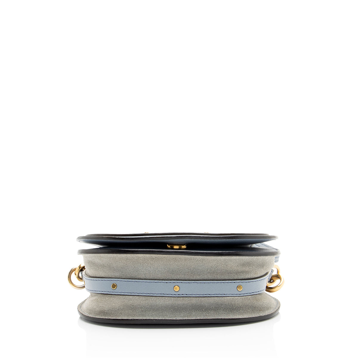 Chloe Calfskin Suede Nile Small Bracelet Bag