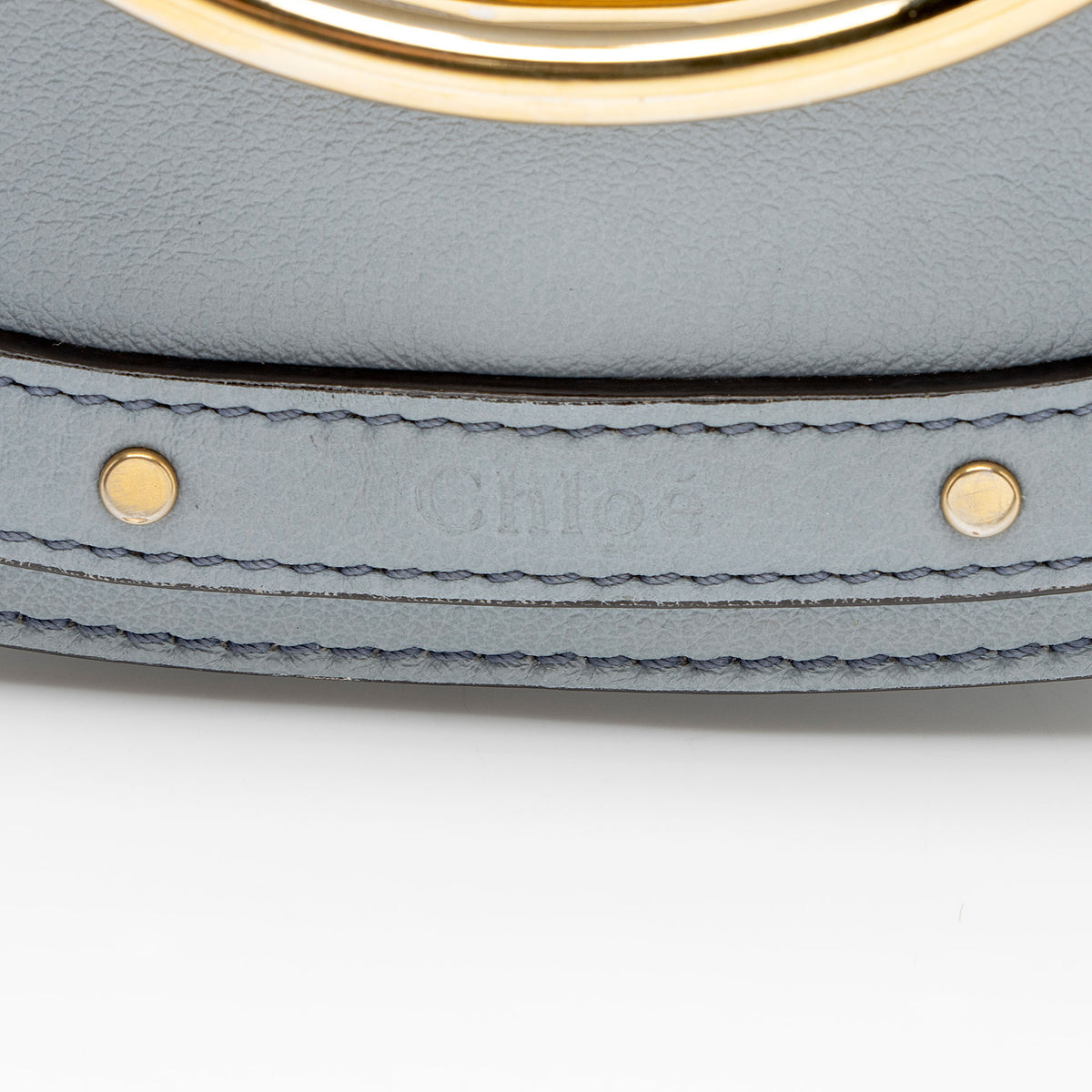 Chloe Calfskin Suede Nile Small Bracelet Bag