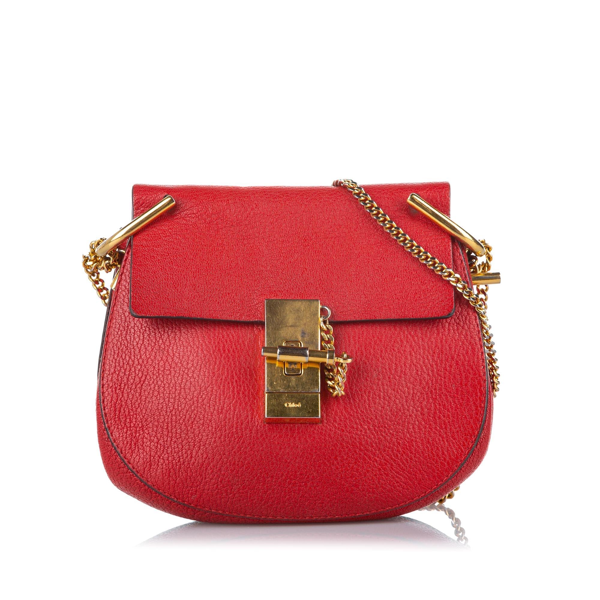 Chloe Drew Leather Crossbody Bag (SHG-qaffNc)