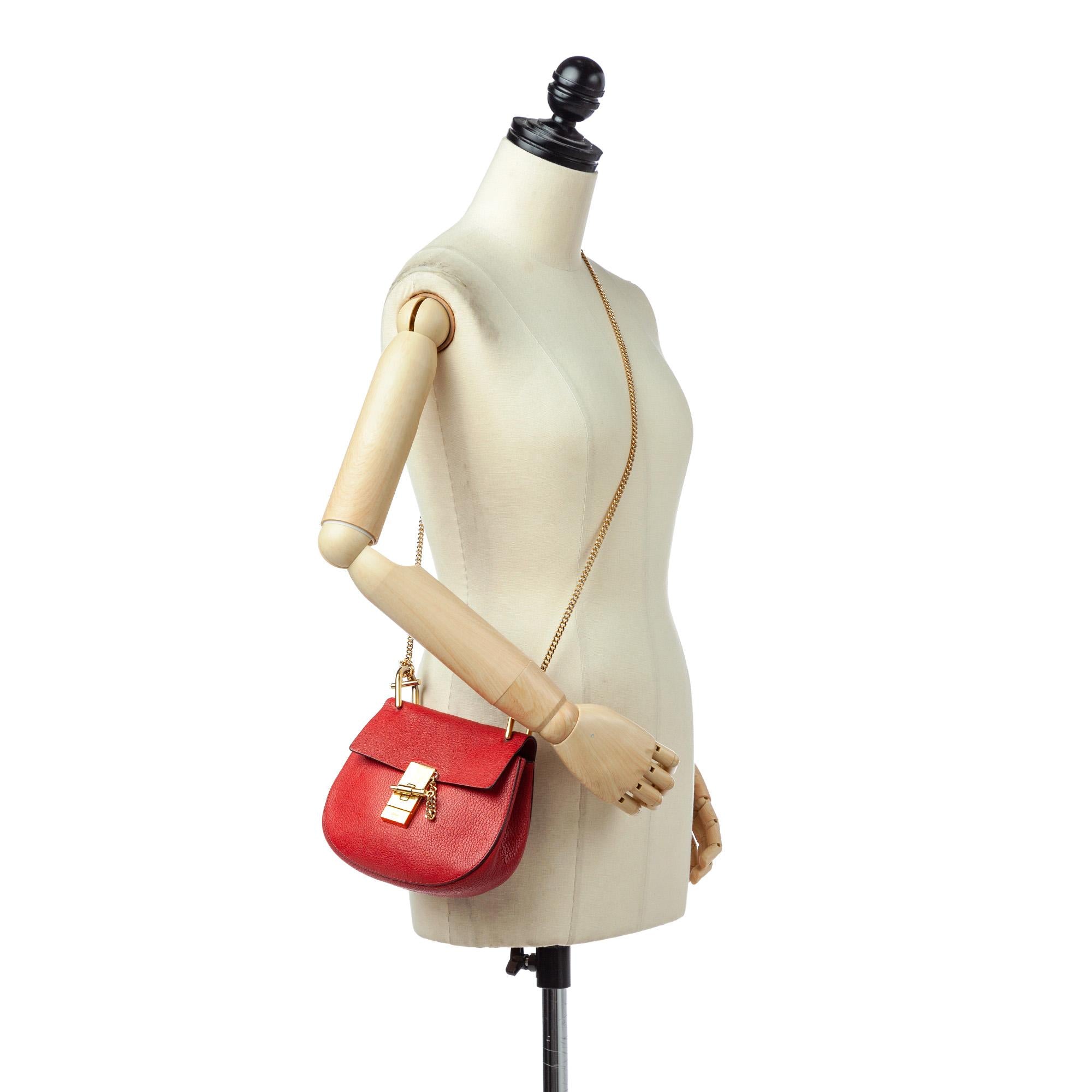 Chloe Drew Leather Crossbody Bag (SHG-qaffNc)