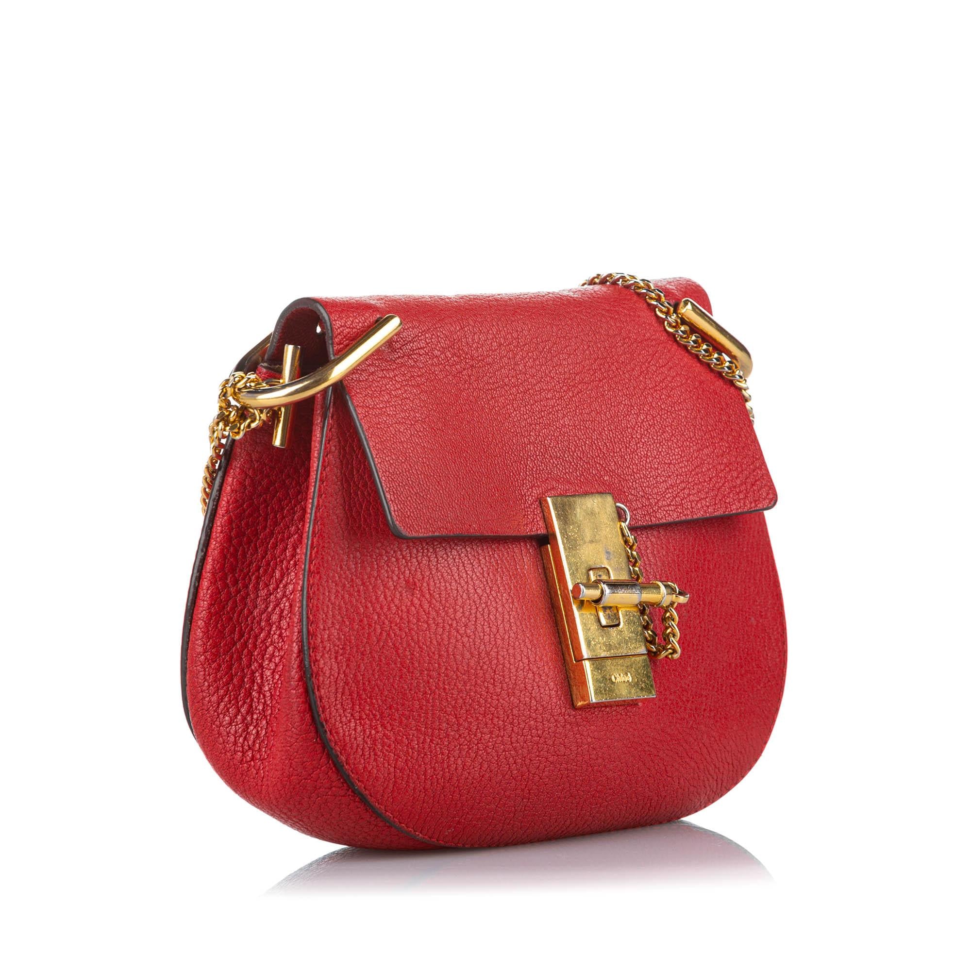 Chloe Drew Leather Crossbody Bag (SHG-qaffNc)