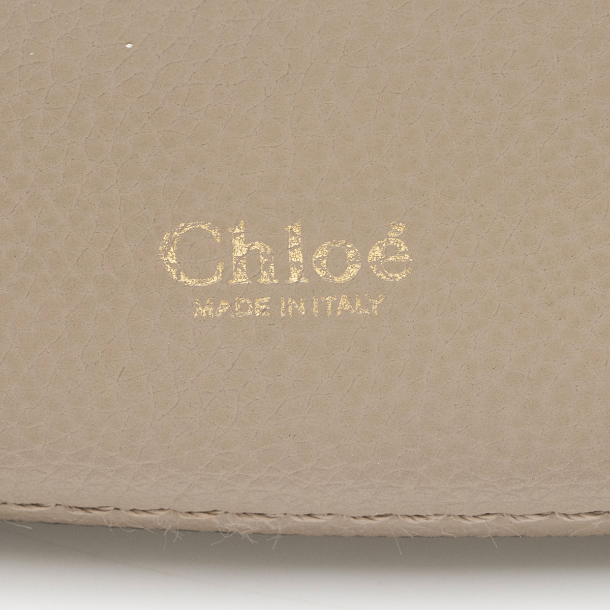 Chloe Grained Calfskin Aby Lock Medium Tote