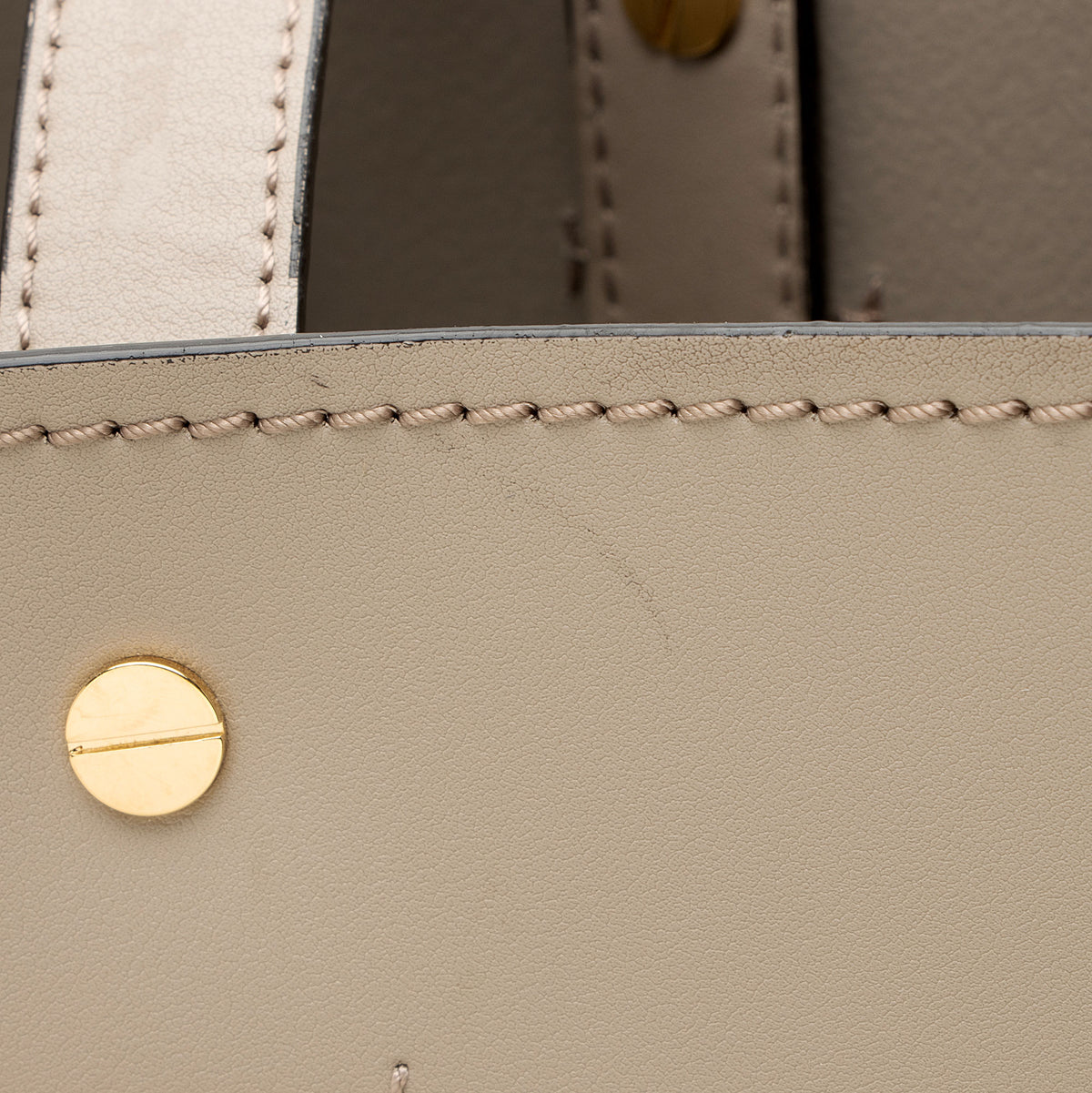 Chloe Grained Calfskin Aby Lock Medium Tote