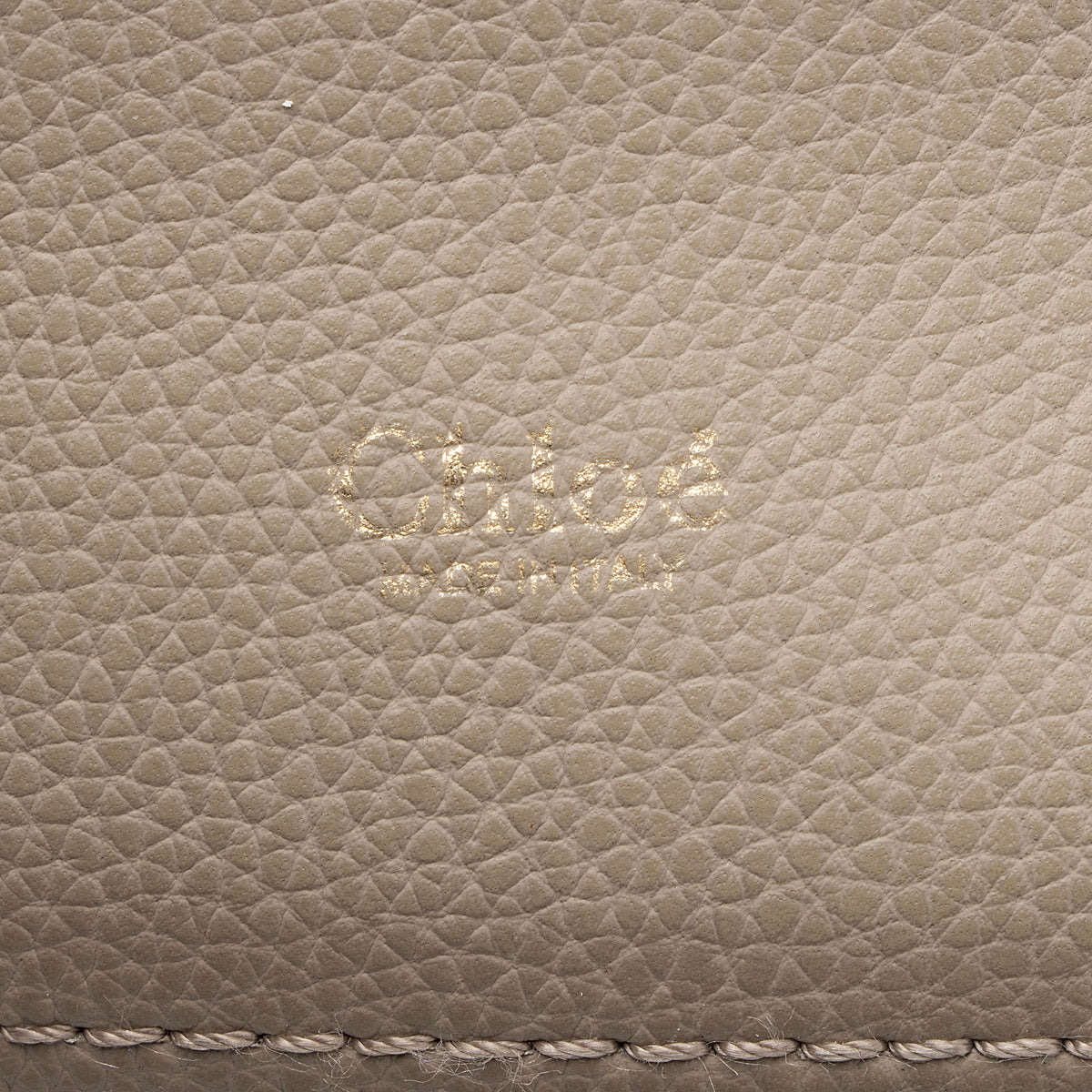 Chloe Grained Calfskin Aby Lock Medium Tote