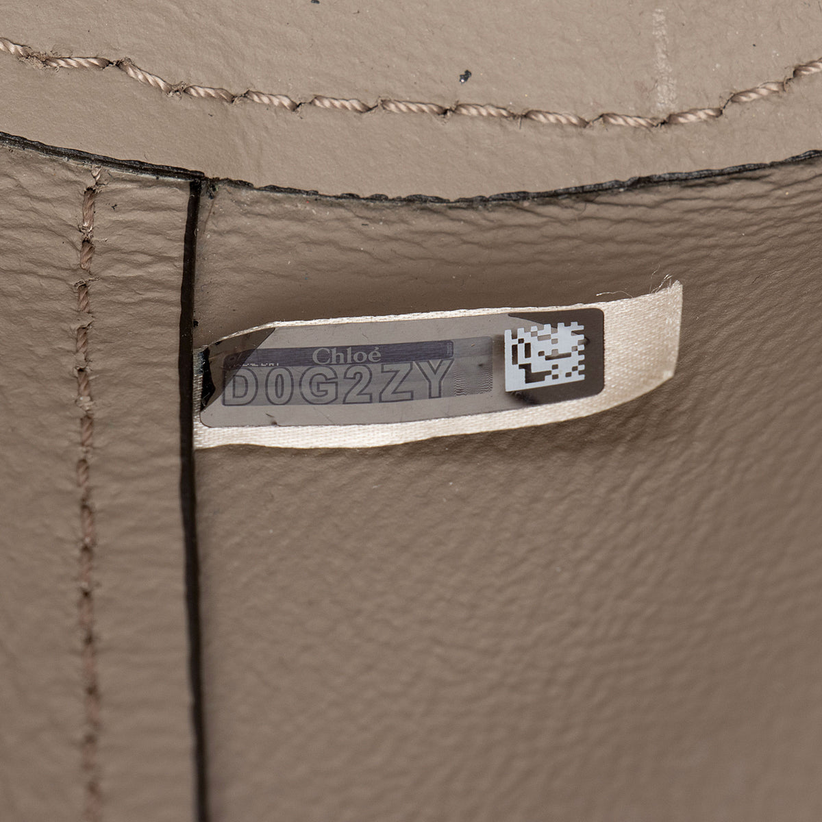 Chloe Grained Calfskin Aby Lock Medium Tote