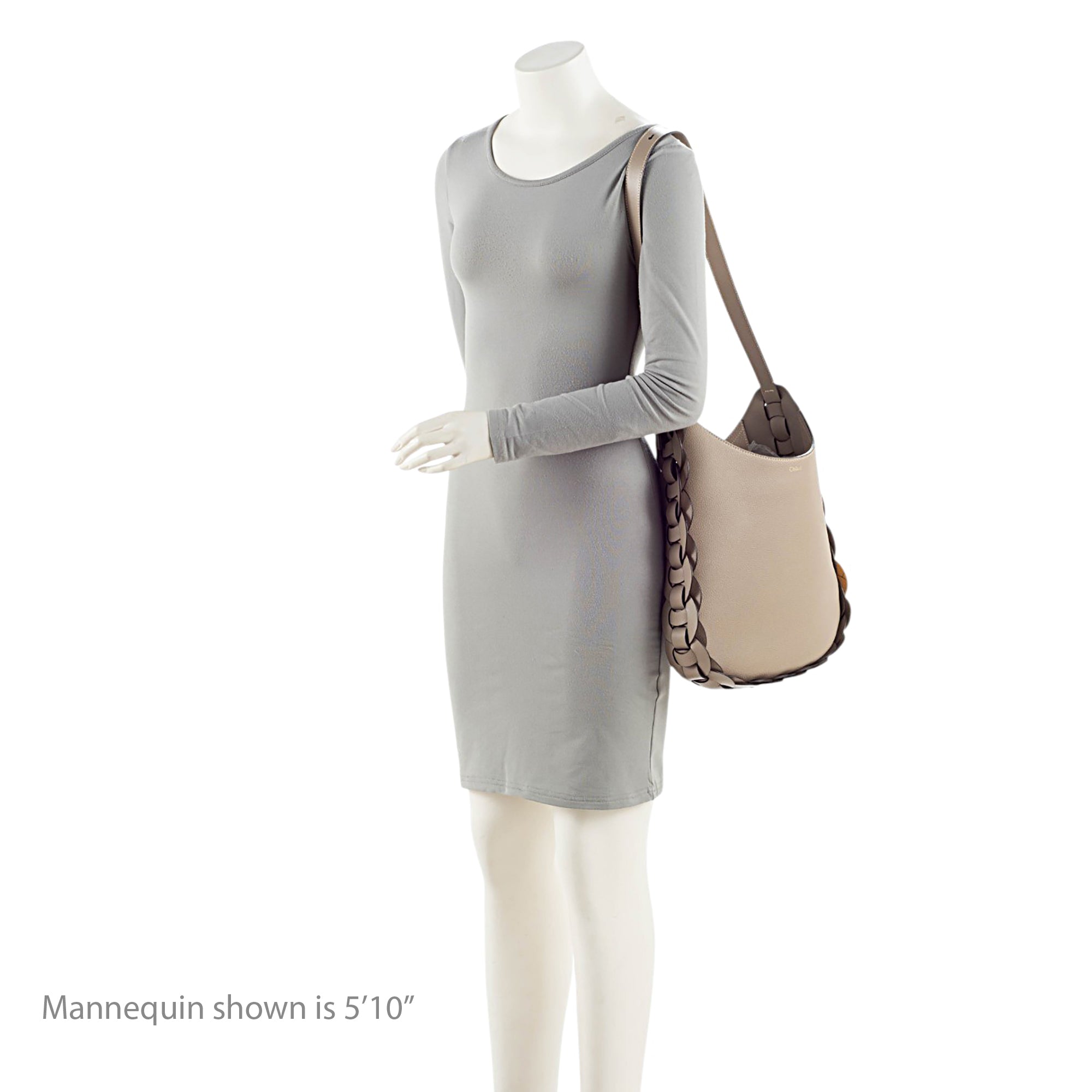 Chloe Grained Calfskin Darryl Medium Hobo