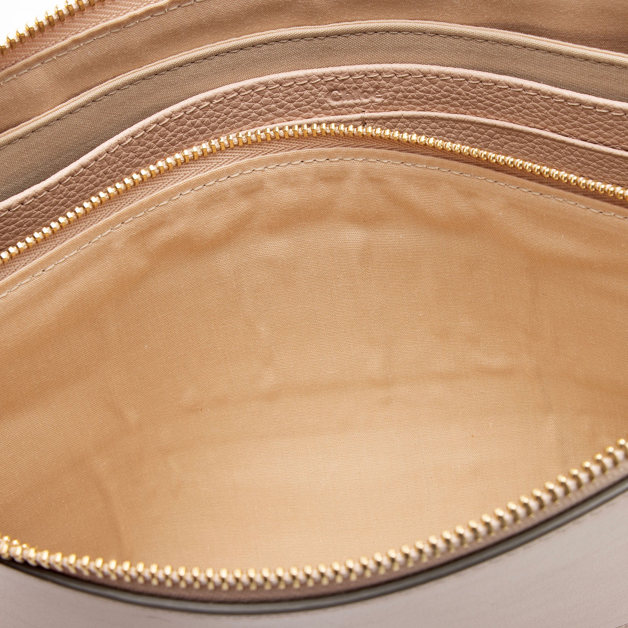 Chloe Grained Calfskin Joe Clutch