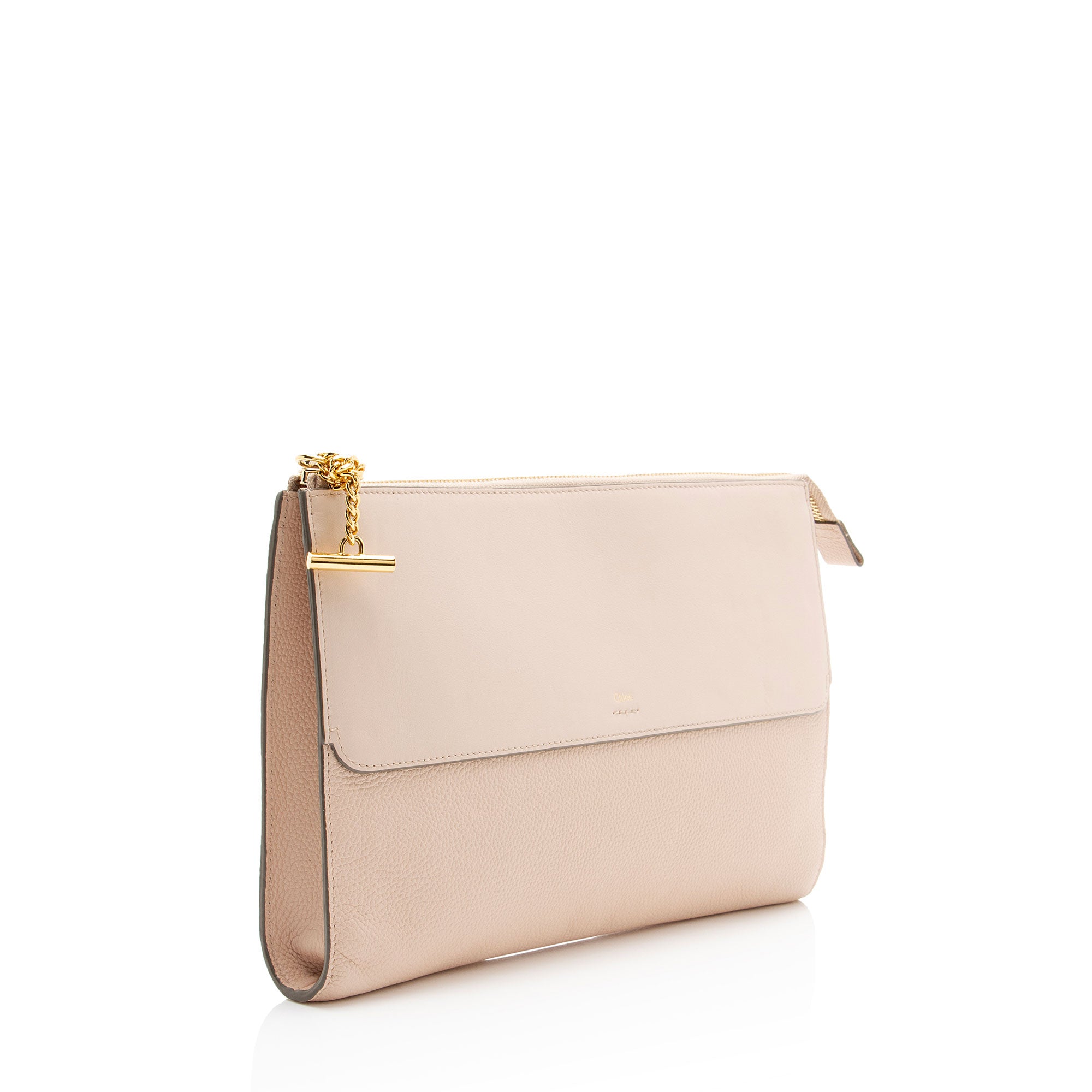 Chloe Grained Calfskin Joe Clutch
