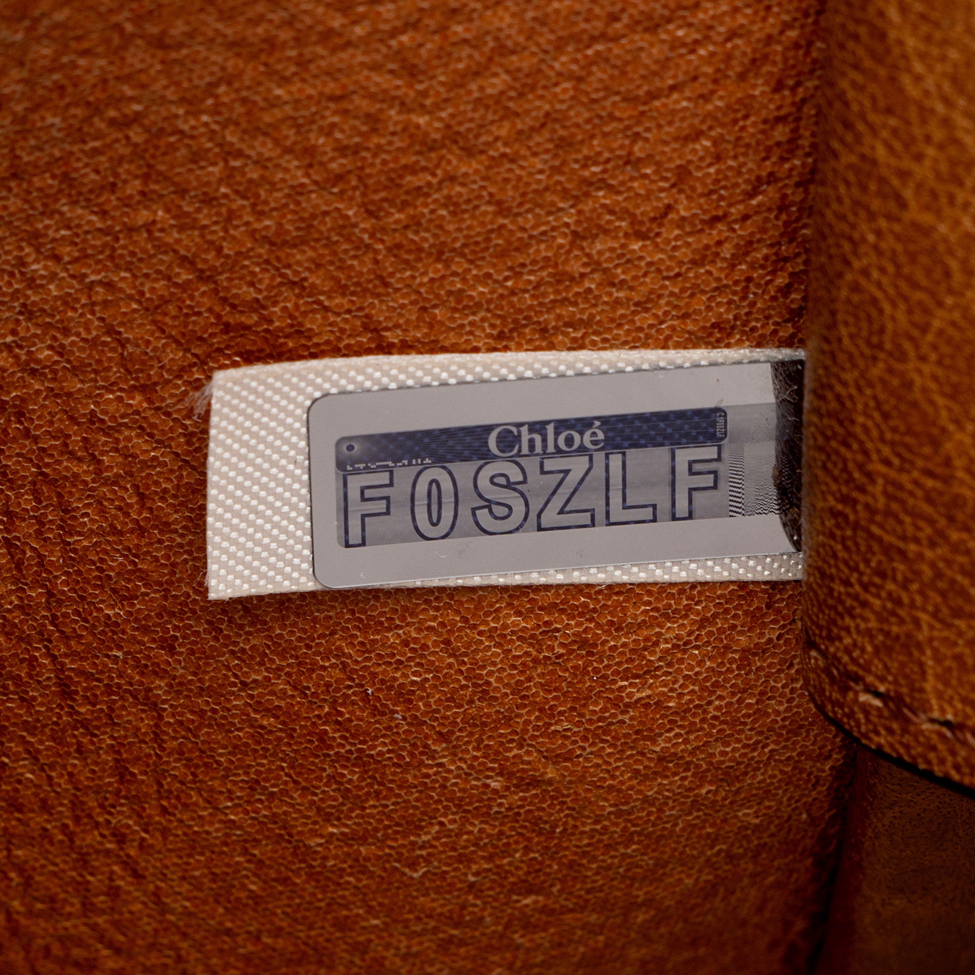 Chloe Grained Calfskin Spin Small Tote
