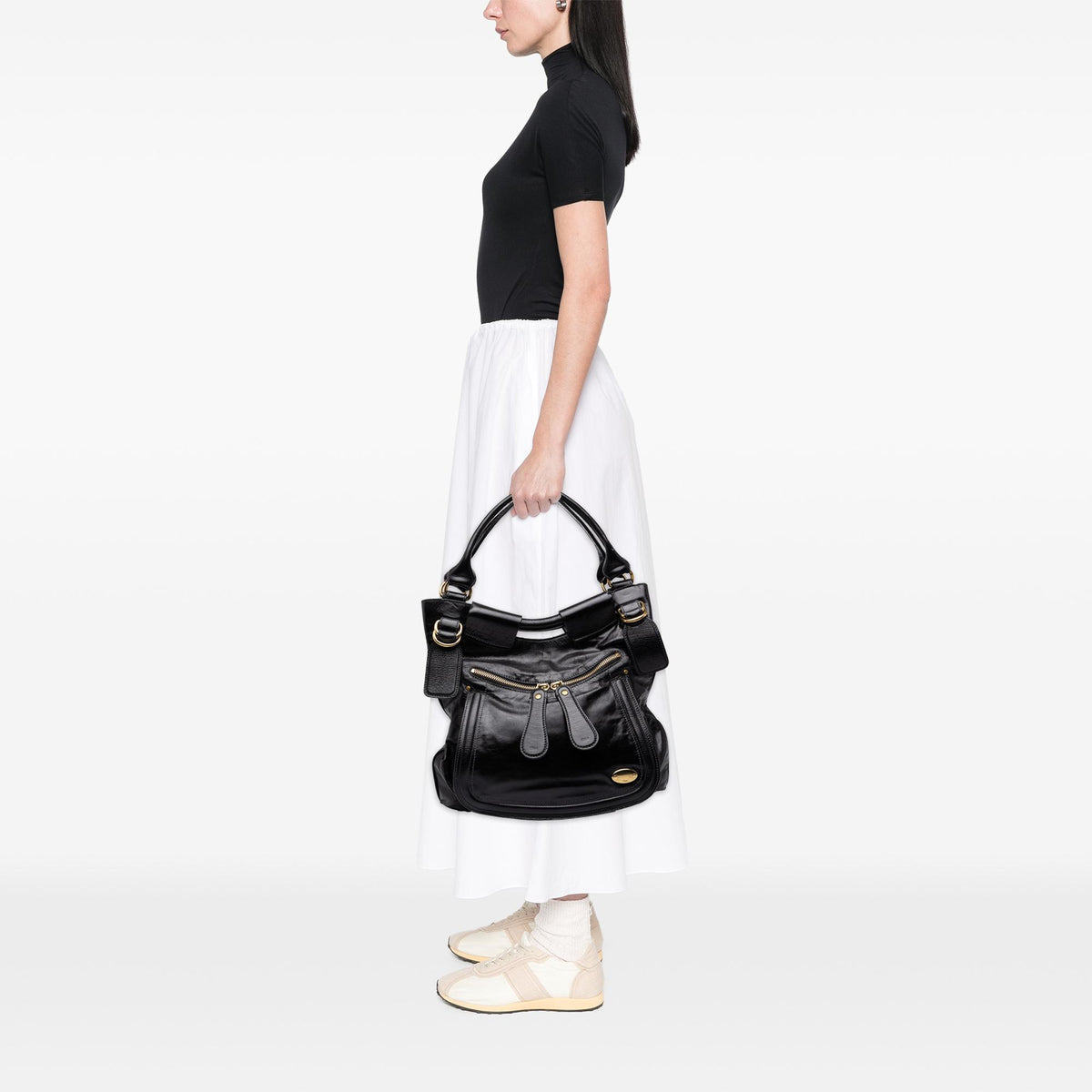Chloe Large Leather Bay  Shoulder Bag