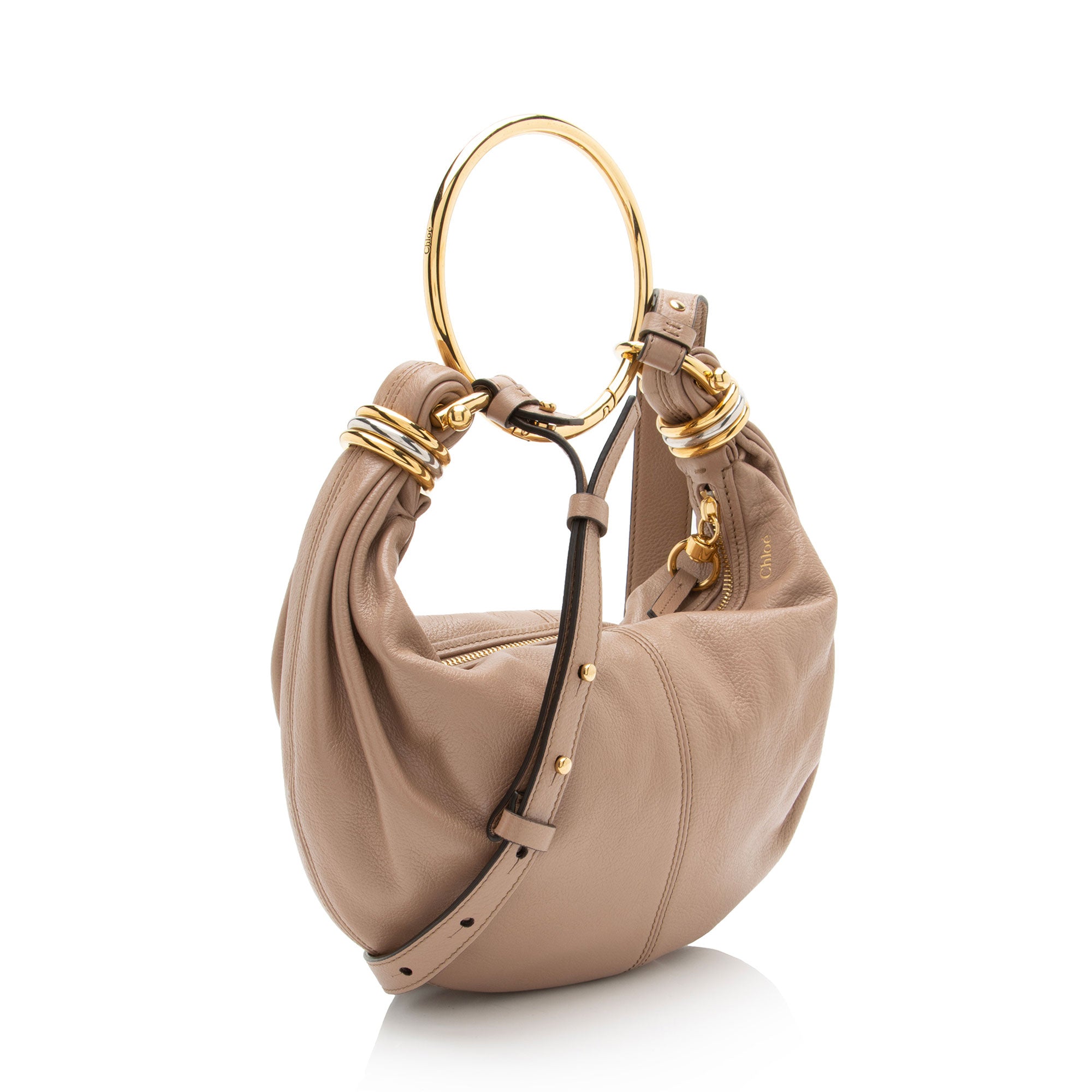 Chloe Leather Bracelet Small Hobo