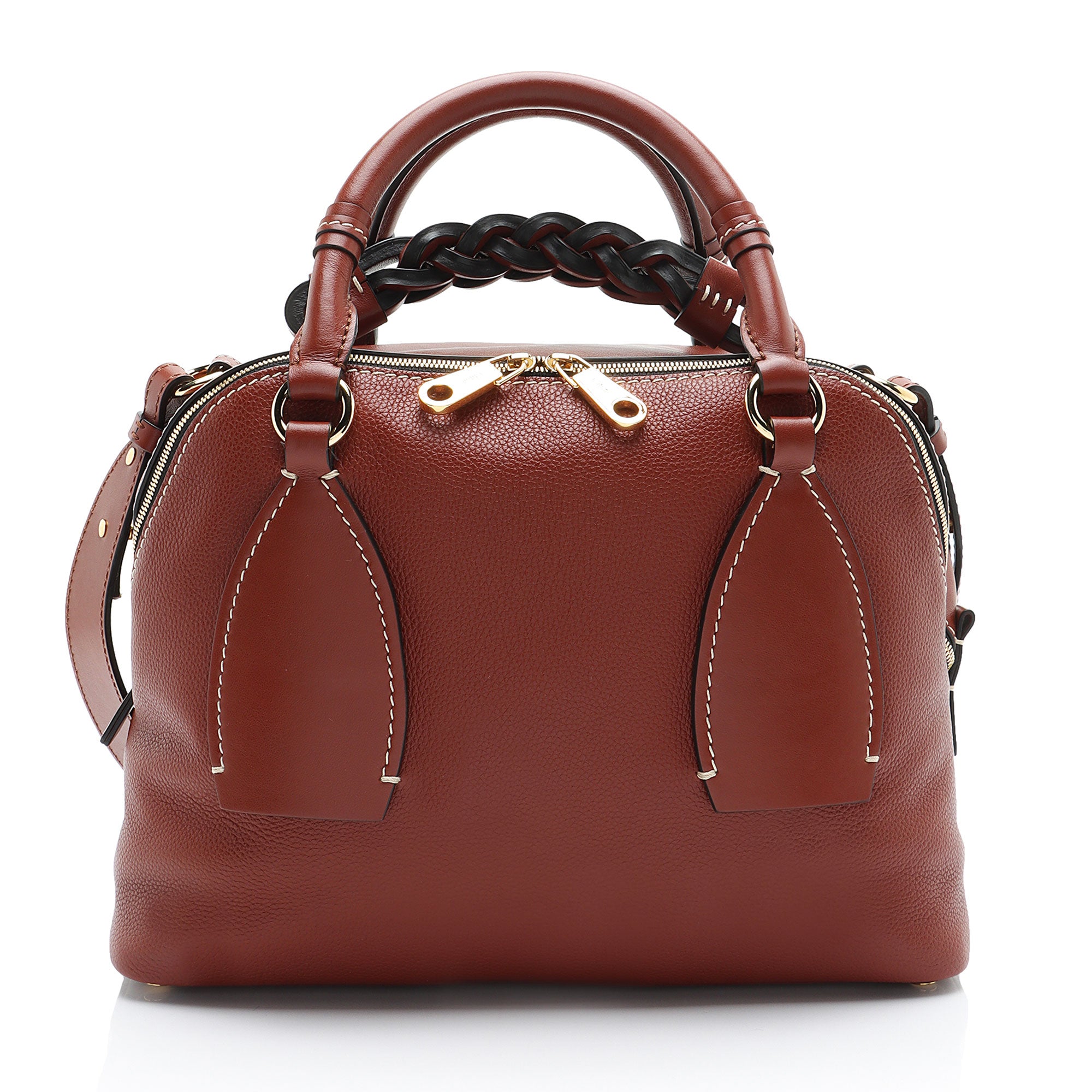 Chloe Leather Daria Medium Satchel