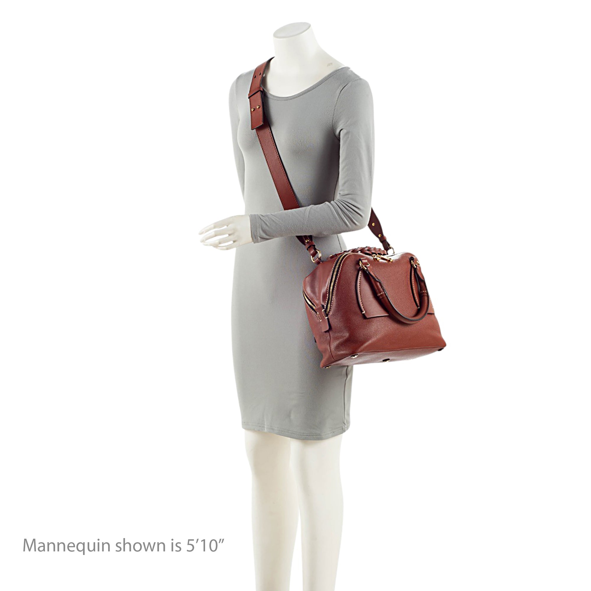 Chloe Leather Daria Medium Satchel