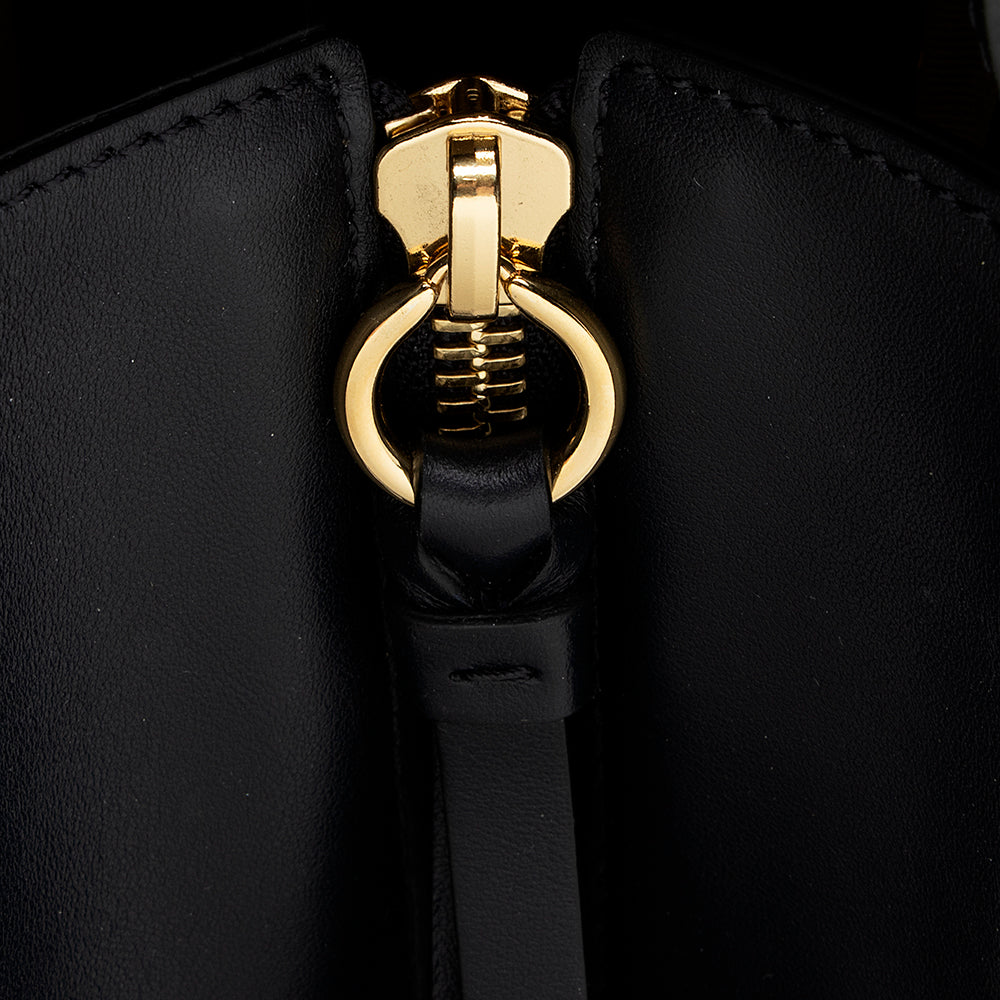 Chloe Leather Embroidered Little Horses Tao Tote