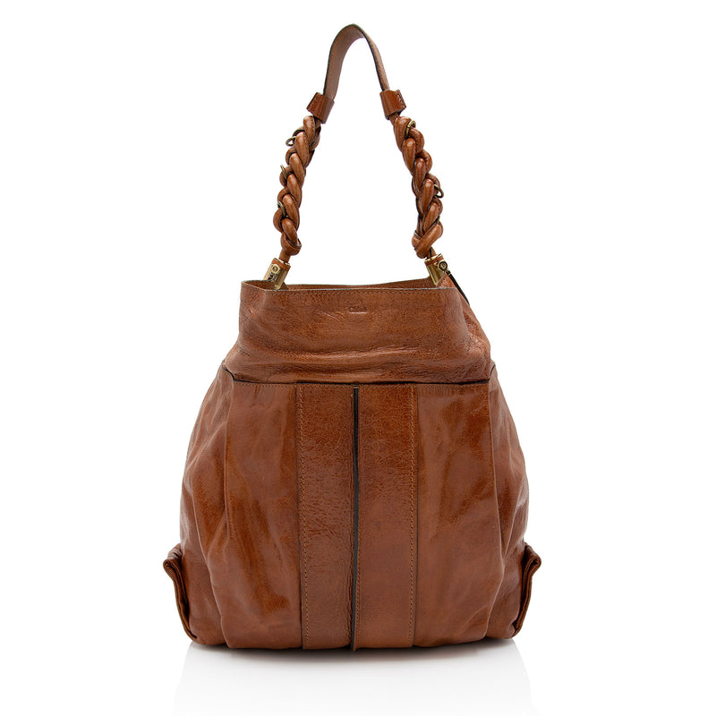 Chloe Leather Heloise Large Hobo (SHF-iSpTUN)