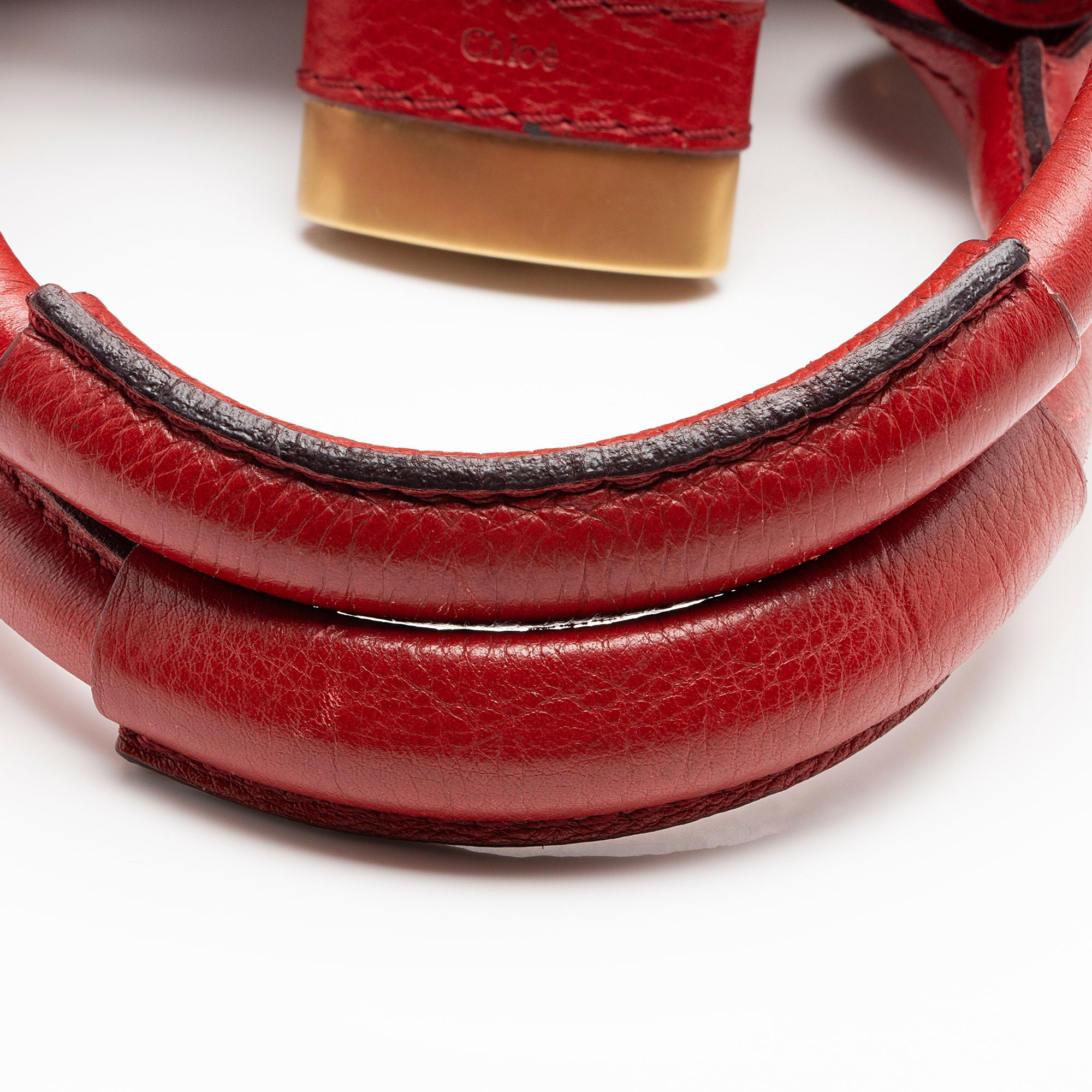 Chloe Leather Paddington Dome Satchel (SHF-cx83UC)