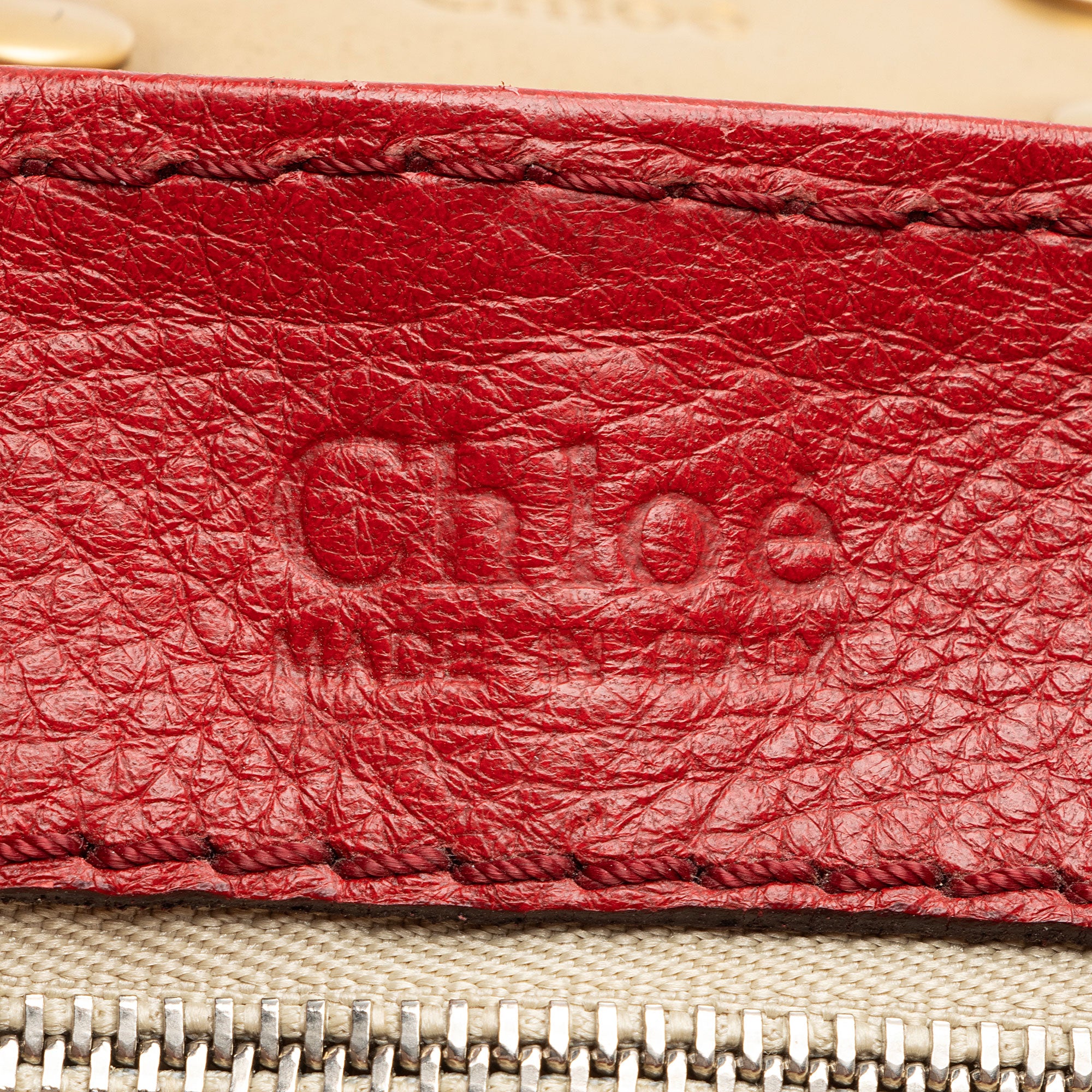 Chloe Leather Paddington Dome Satchel (SHF-cx83UC)