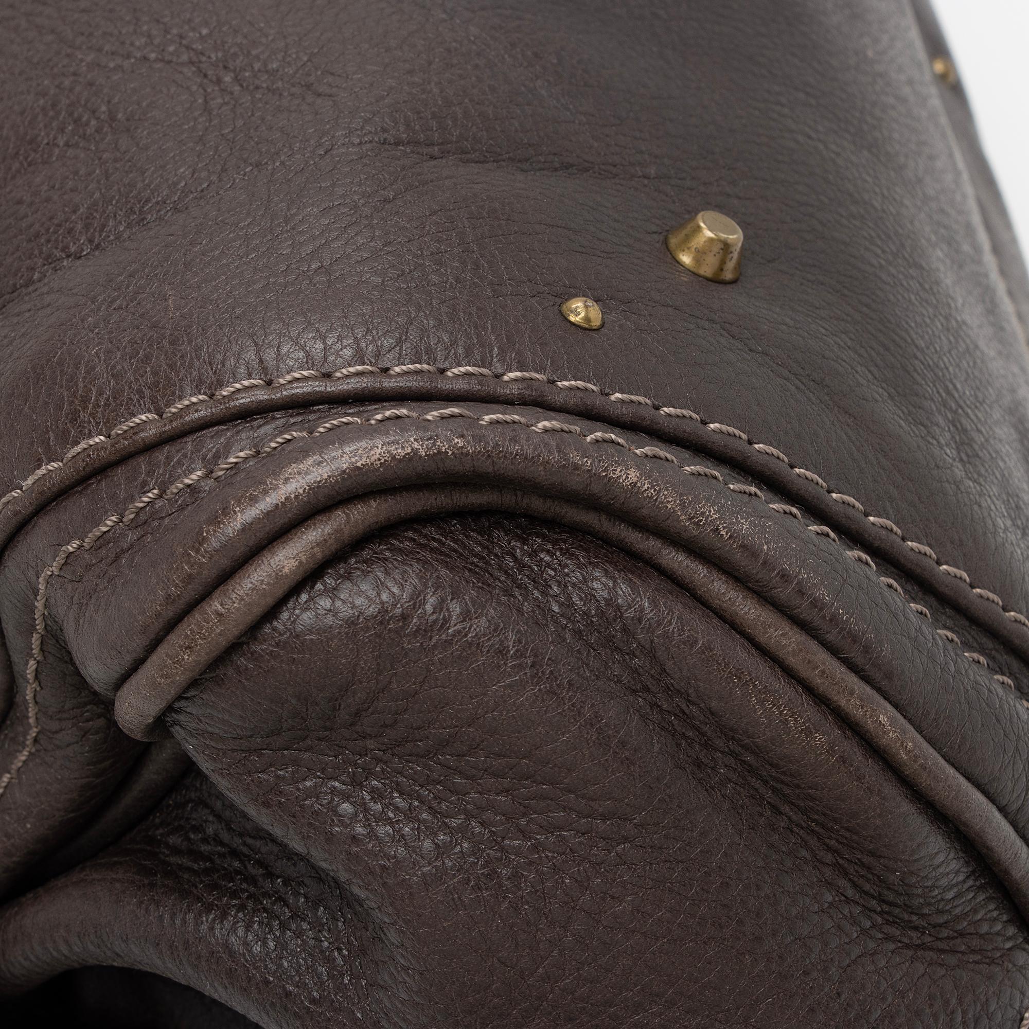 Chloe Leather Paddington Medium Satchel (SHF-j2irxU)