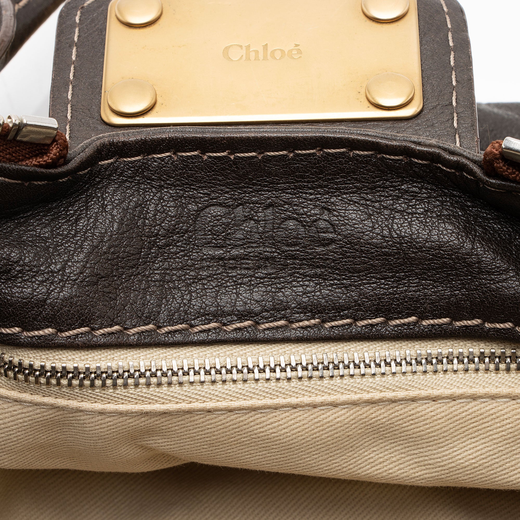クロエ　chloe ハドソン　美品 Vintage Chloé Paddington Bag in Black Leather with Gold Tone