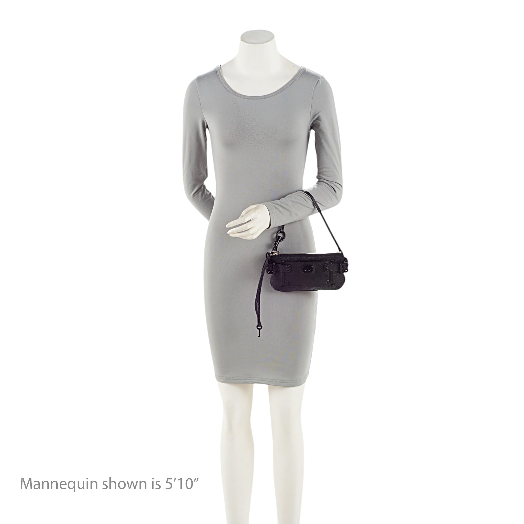 Chloe Leather Paddington Mini Clutch (SHF-OZoAbM)