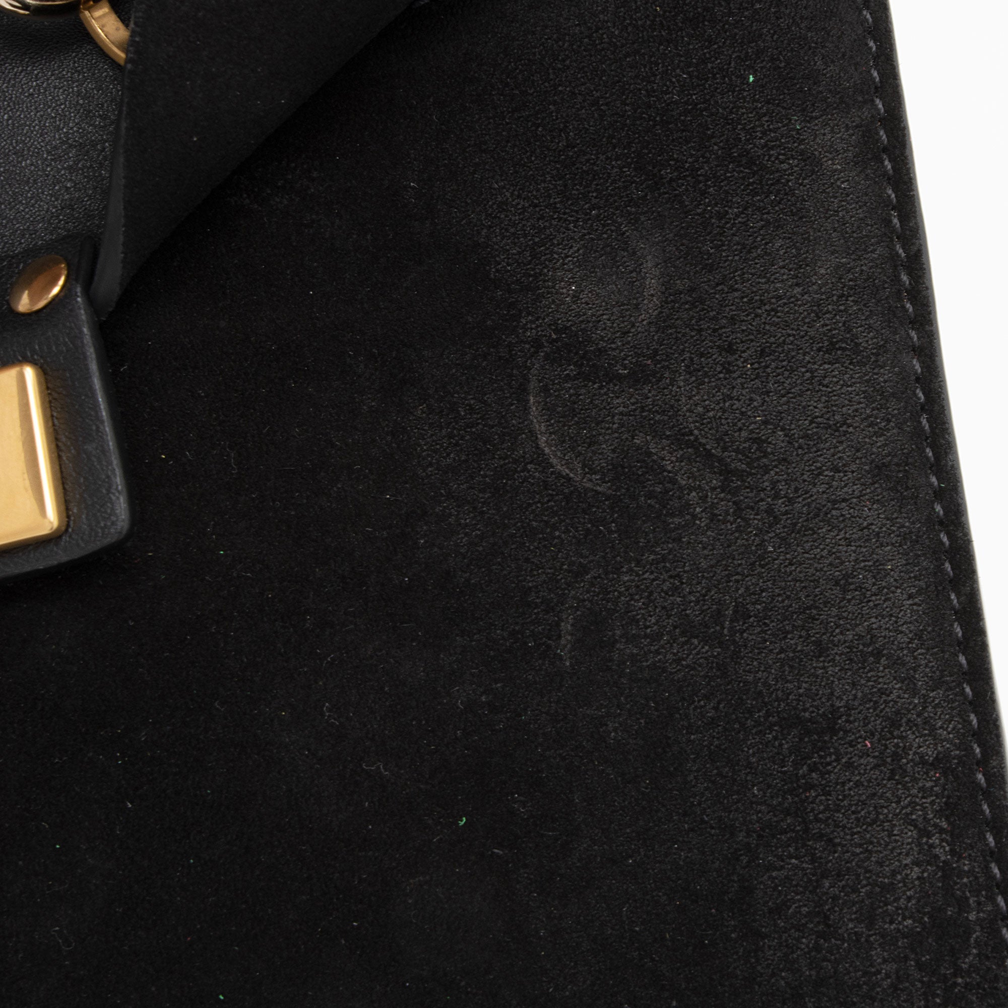 Chloe Leather Suede Jane Small Crossbody Bag (SHF-JrtInH)