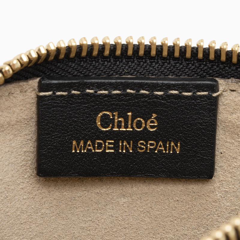 Chloe Leather Suede Jane Small Crossbody Bag (SHF-JrtInH)