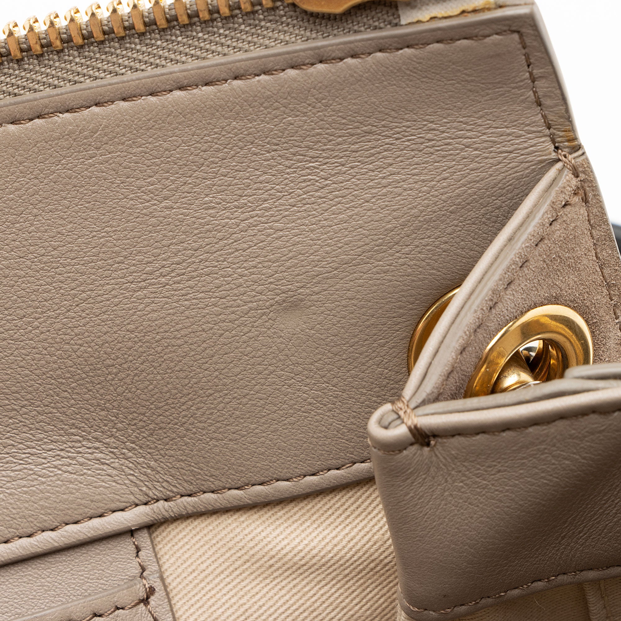 Chloe Leather Suede Roy Small Shoulder Bag