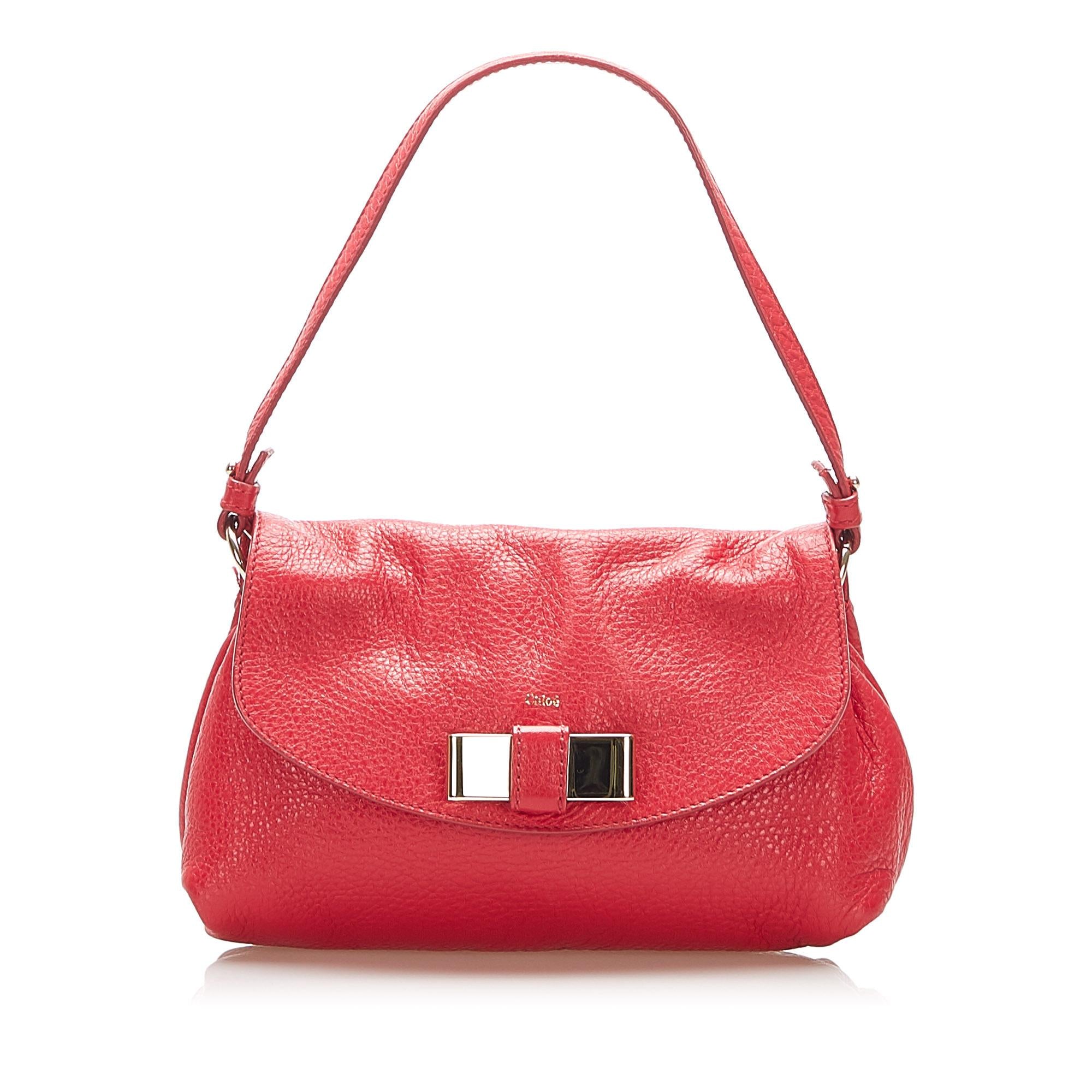 Chloe Lily Leather Satchel (SHG-gWNBO6)