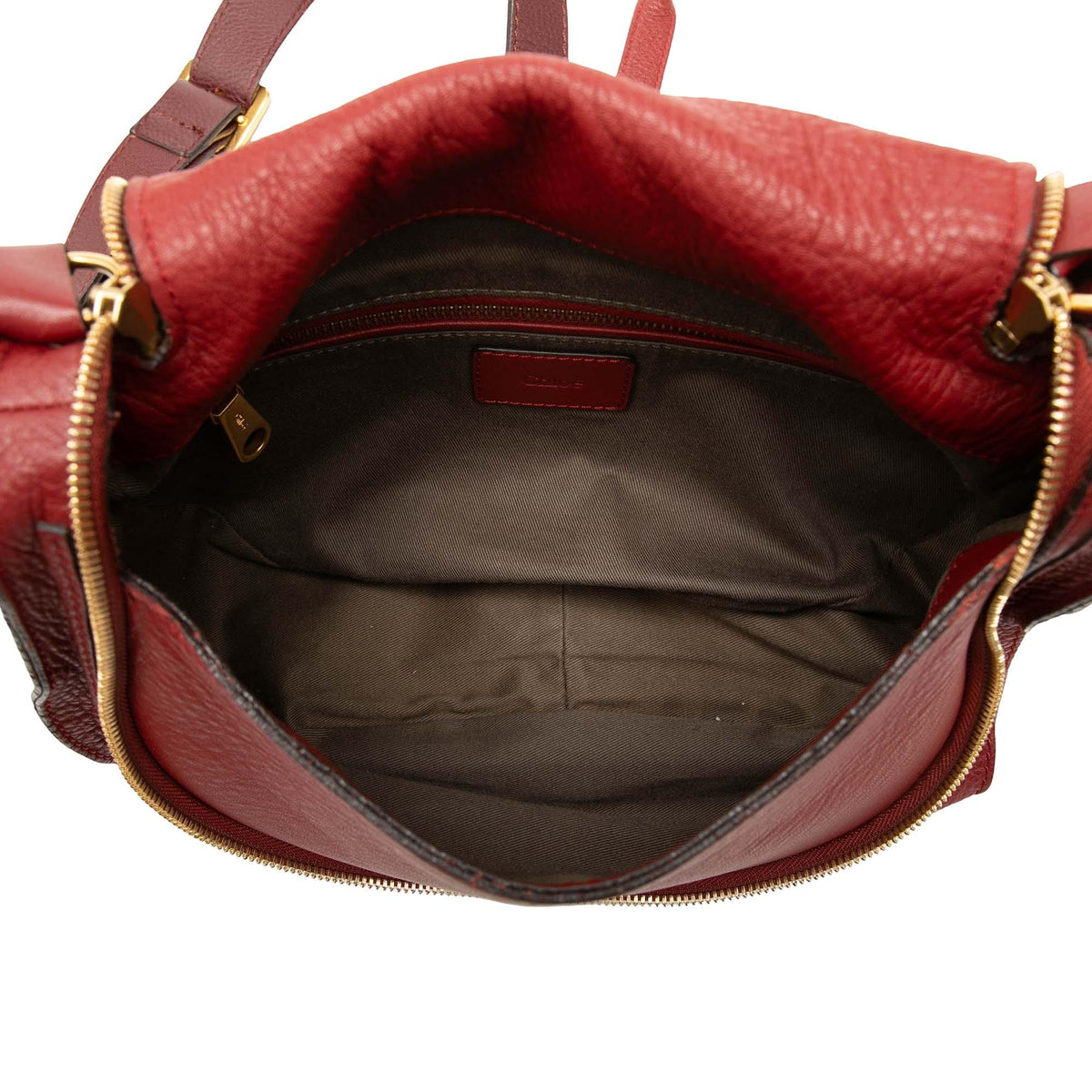 Chloe Medium Grained Calfskin Marcie Saddle Crossbody