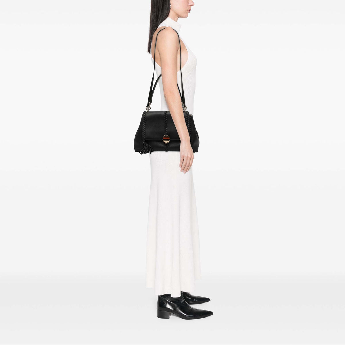 Chloe Medium Grained Calfskin Penelope Satchel