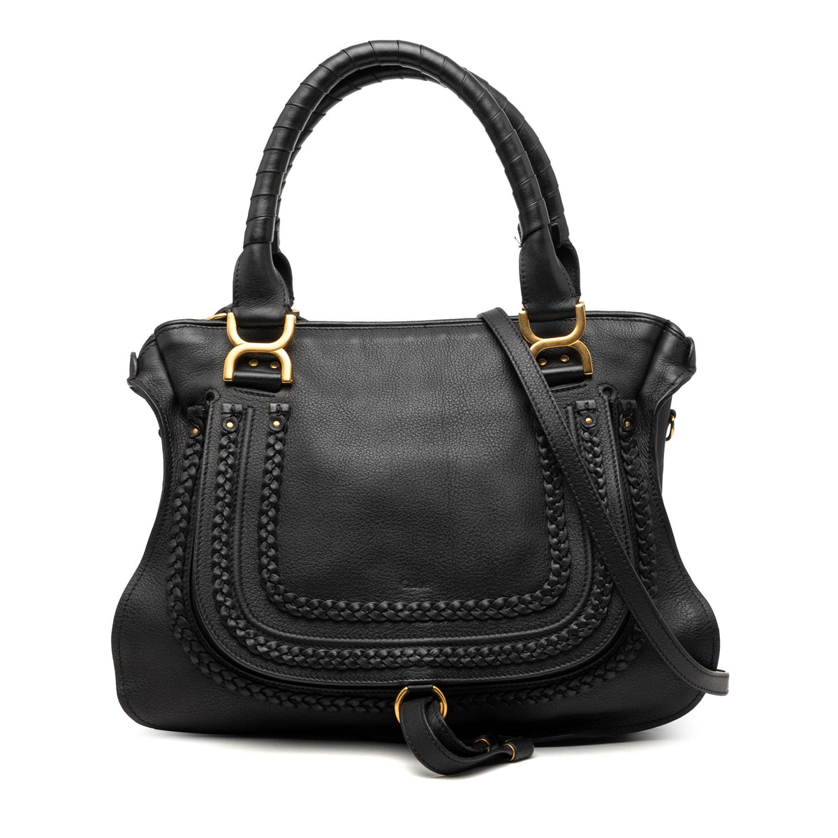 Chloe Medium Leather Marcie Satchel