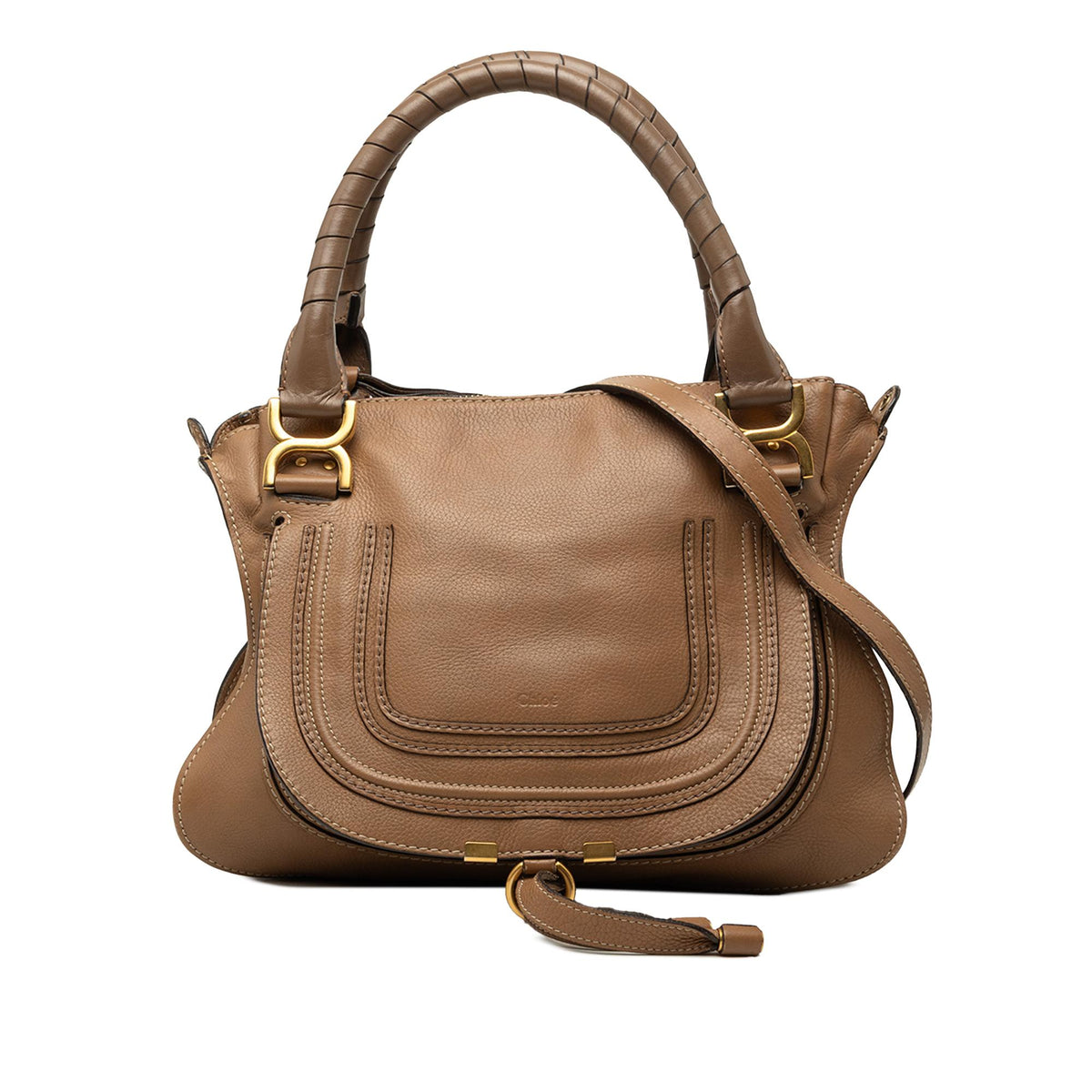 Chloe Medium Leather Marcie Satchel