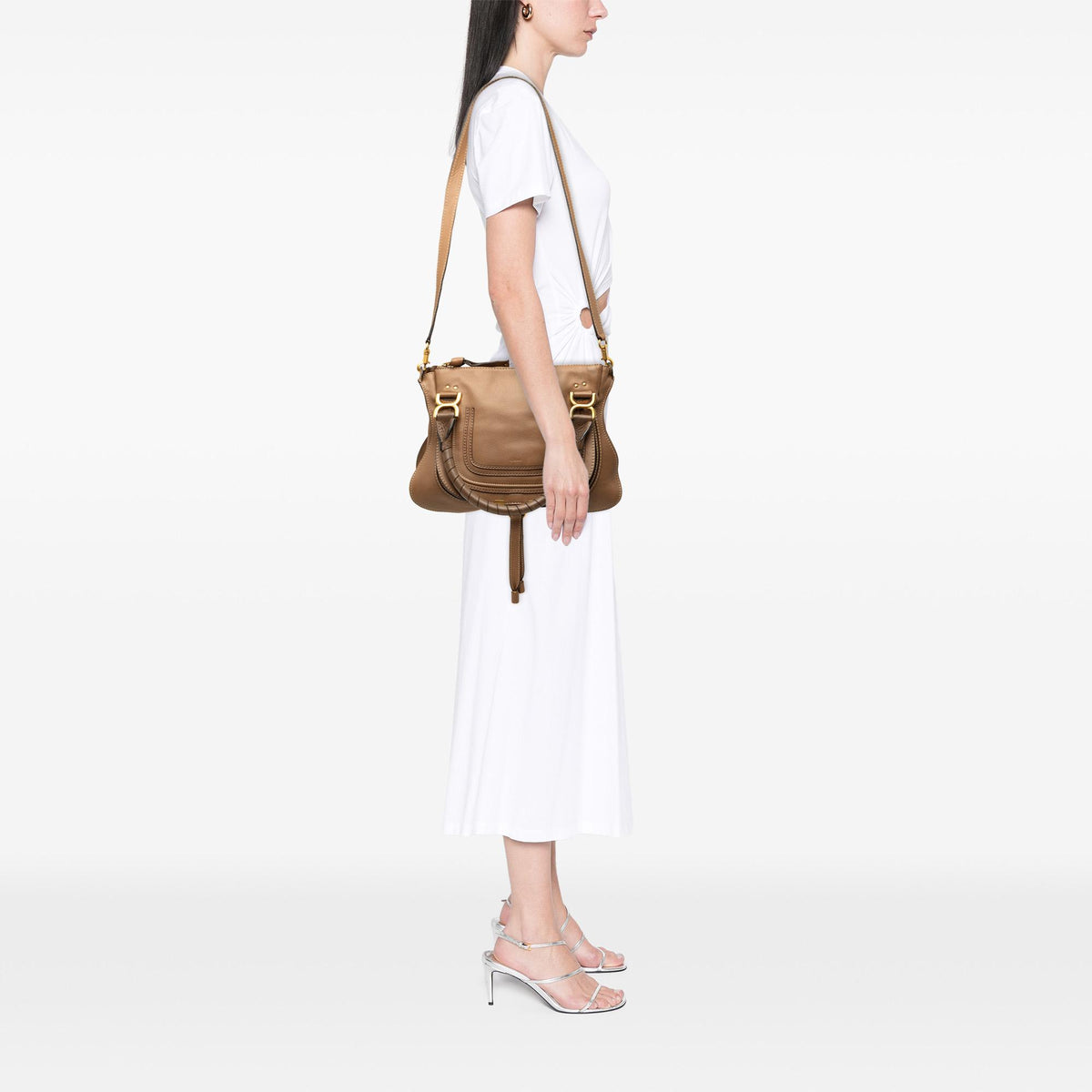 Chloe Medium Leather Marcie Satchel