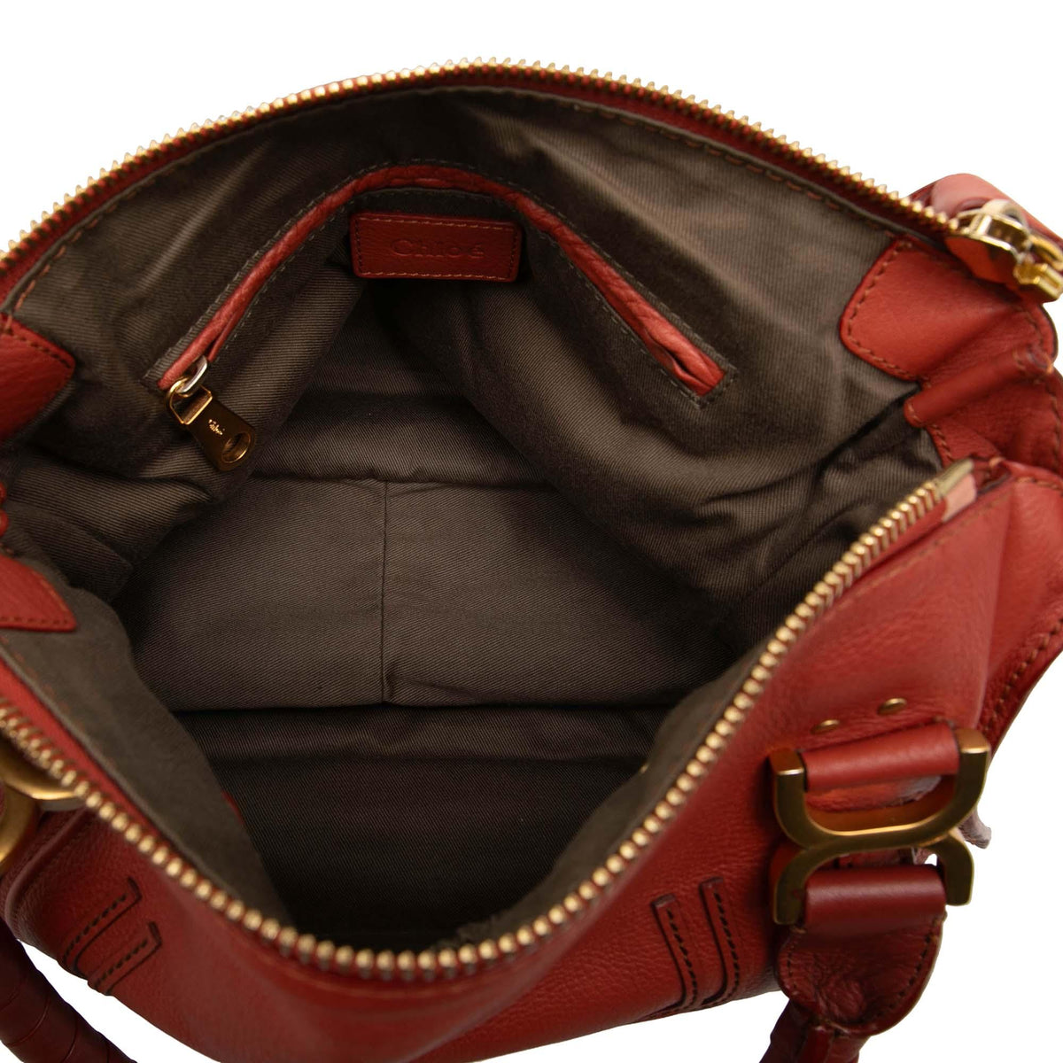 Chloe Medium Leather Marcie Satchel