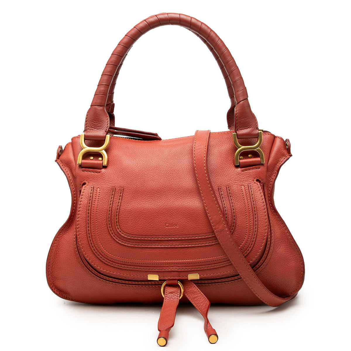 Chloe Medium Leather Marcie Satchel