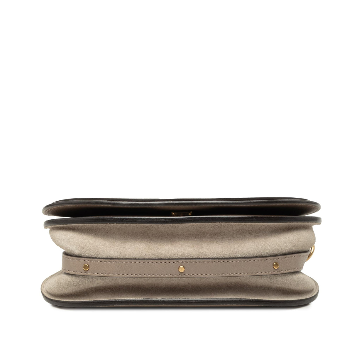 Chloe Medium Leather Nile Bracelet Satchel