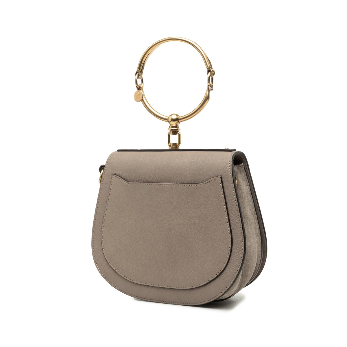 Chloe Medium Leather Nile Bracelet Satchel