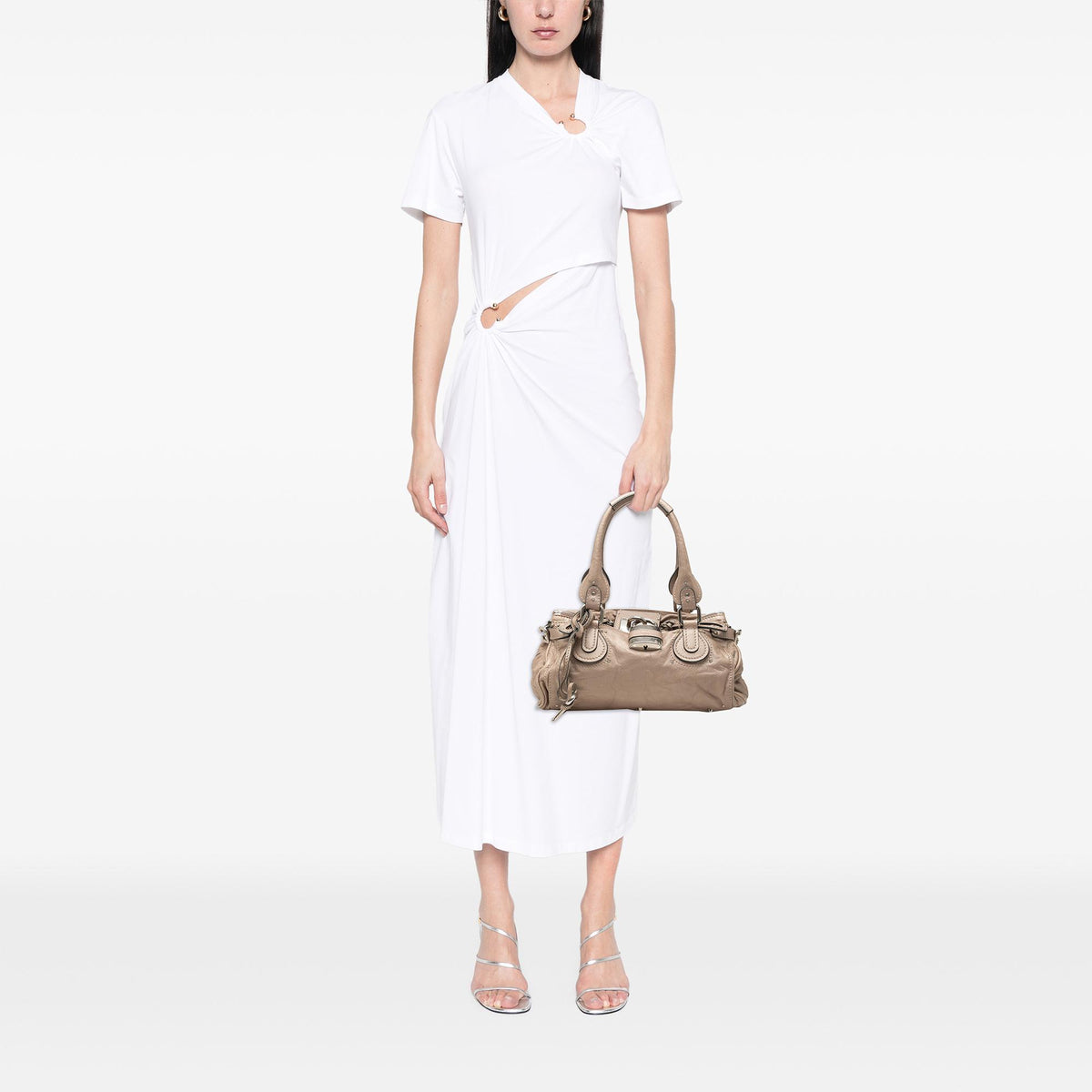 Chloe Medium Leather Paddington Handbag