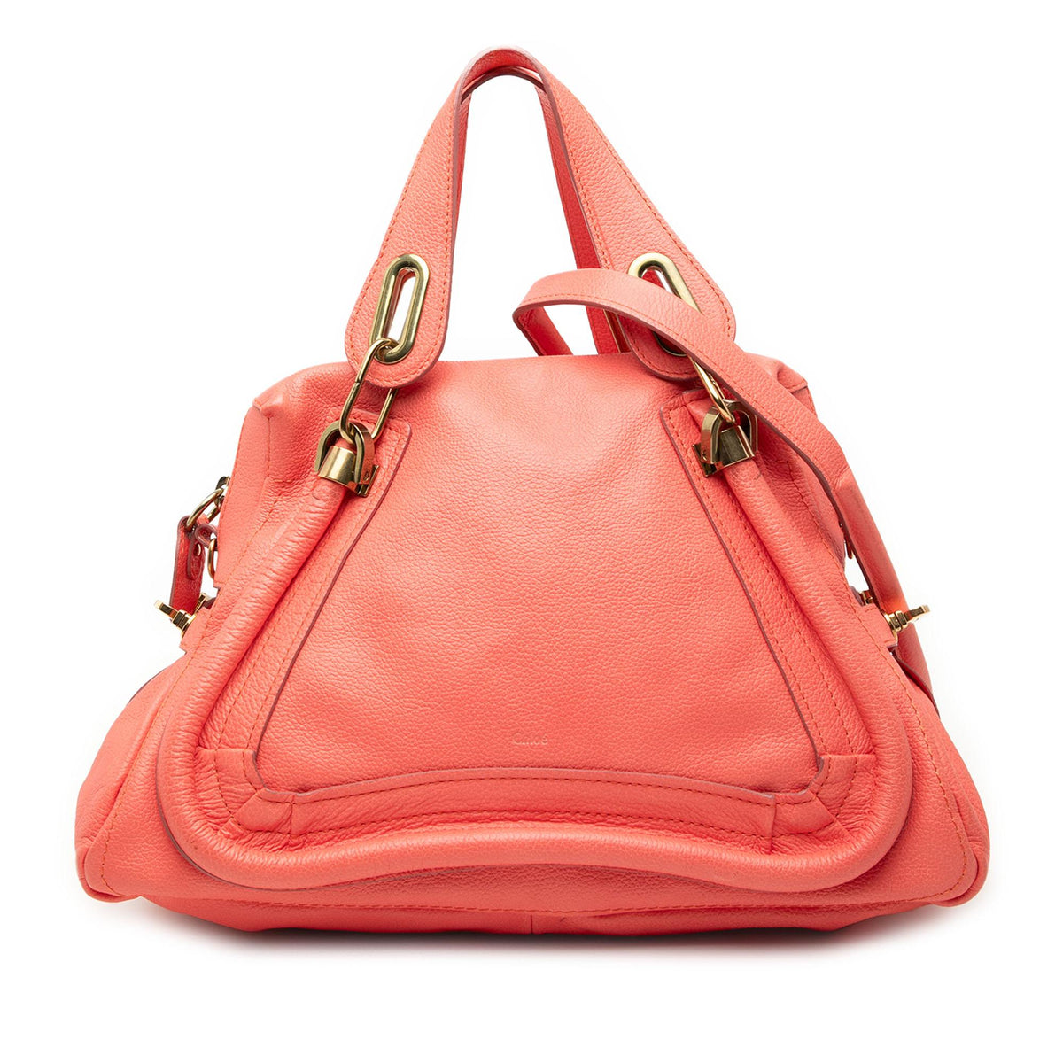 Chloe Medium Leather Paraty Satchel